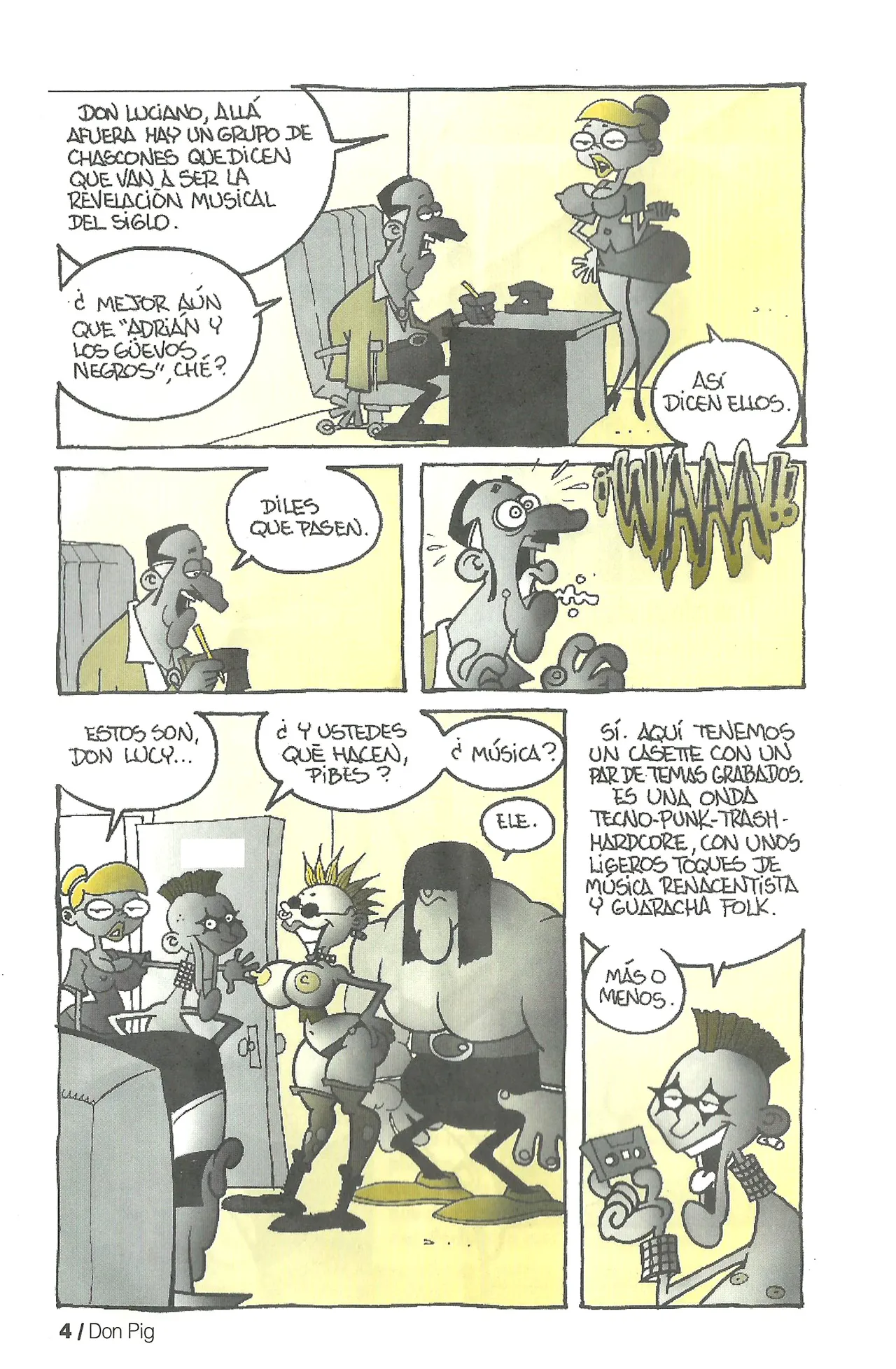 DON PIG COMIX  - 22 suplemento de la Revista 100% page 4 full