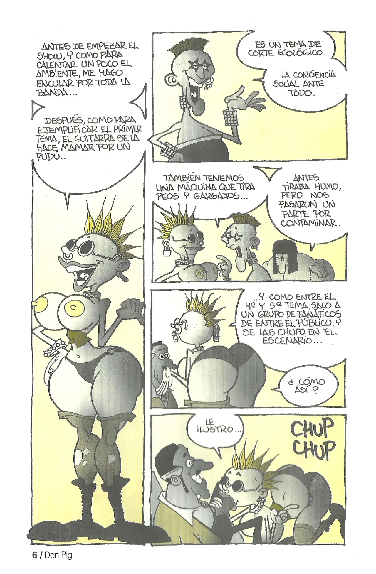 DON PIG COMIX  - 22 suplemento de la Revista 100% page 6 full