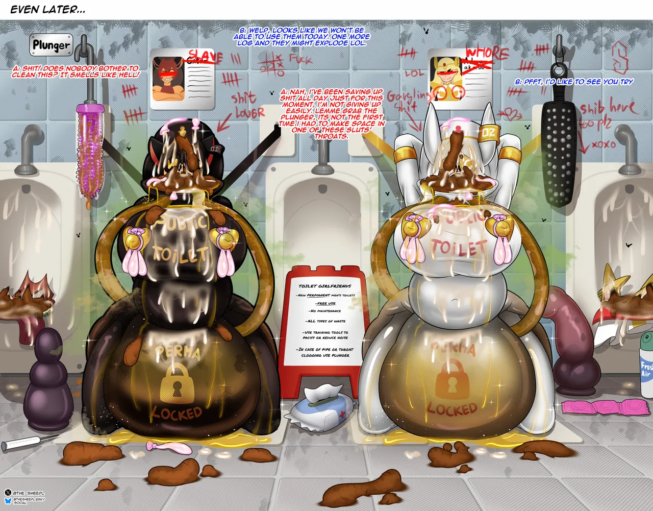 She-ra Diaper Goo TF &amp; Public Toilet Girls page 7 full