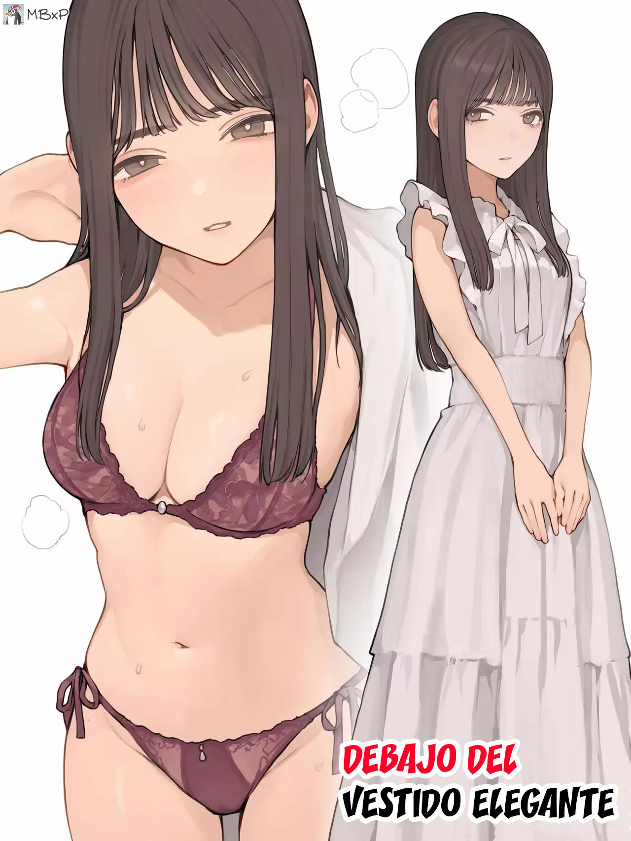 Seiso wanpīsu no shita ni｜Debajo del Vestido Elegante page 1 full