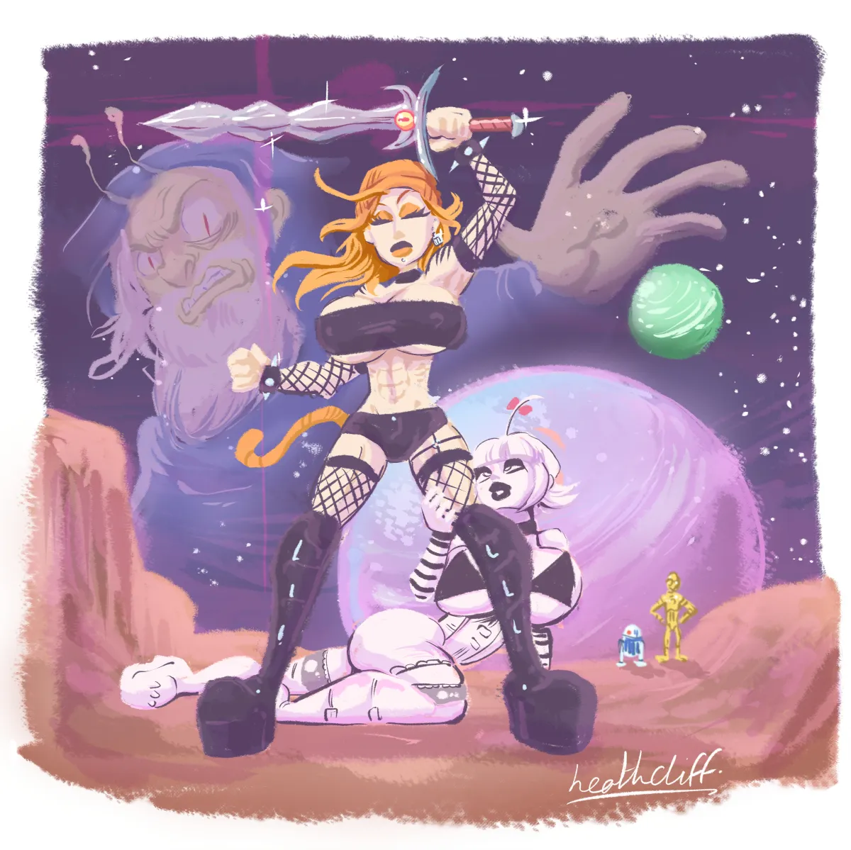 Goth Bimbo Heathcliff page 1 full