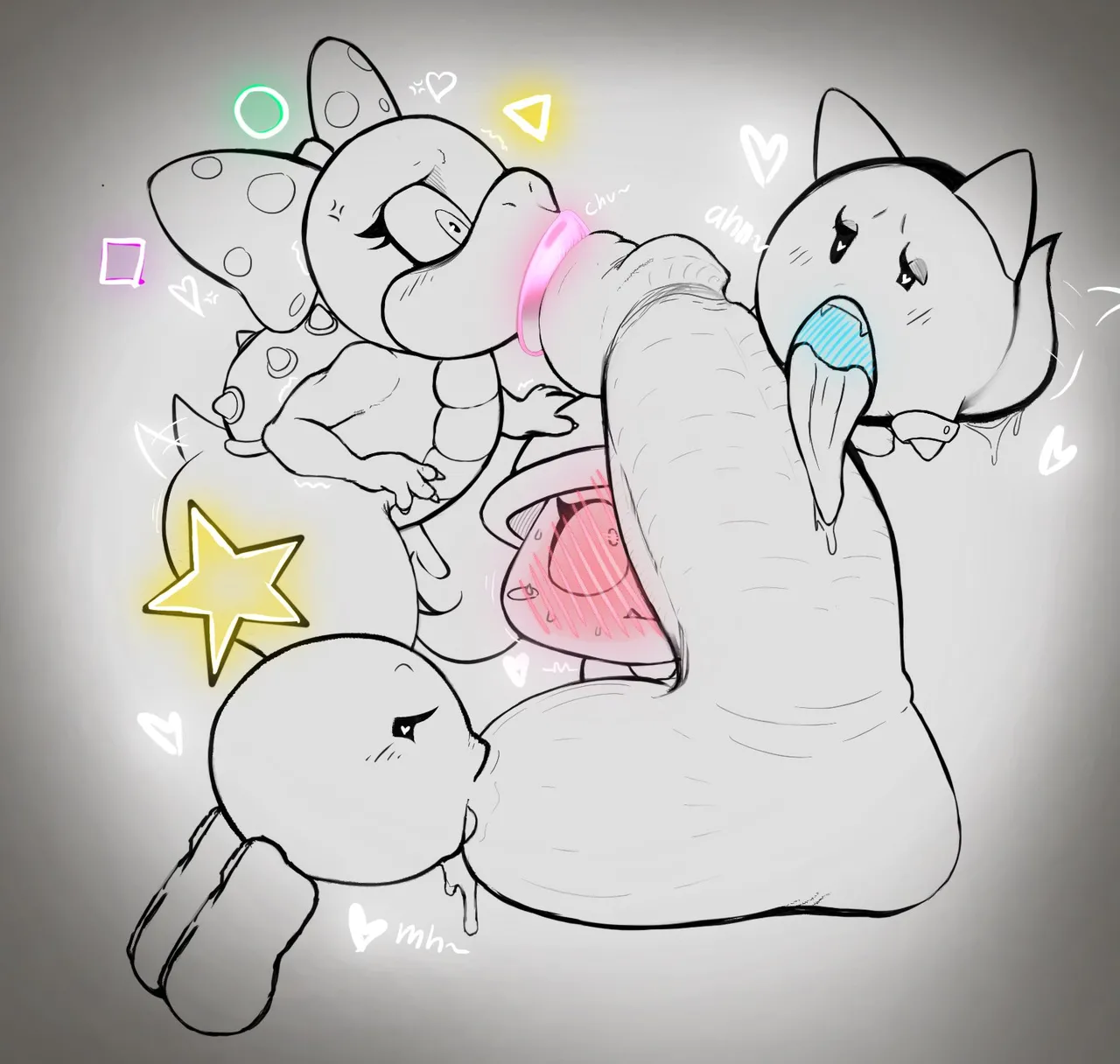 Mario Monster Girls page 1 full