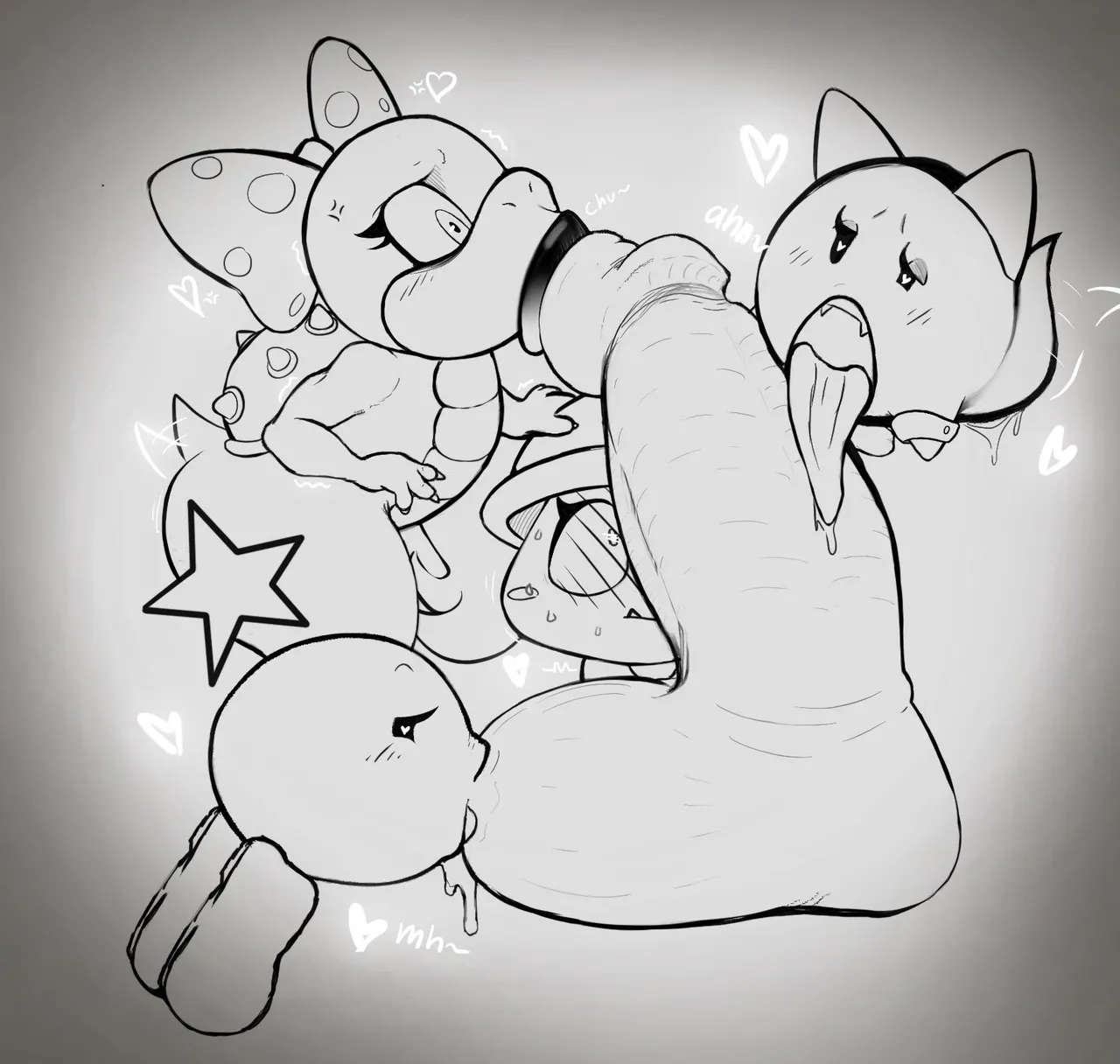 Mario Monster Girls page 2 full