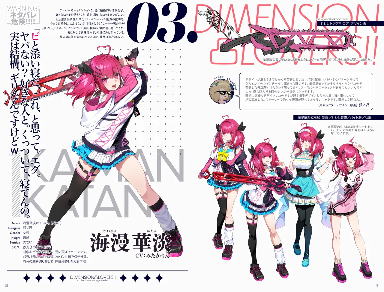 Dimension Totsu Lovers!! Setting materials collection page 10 full