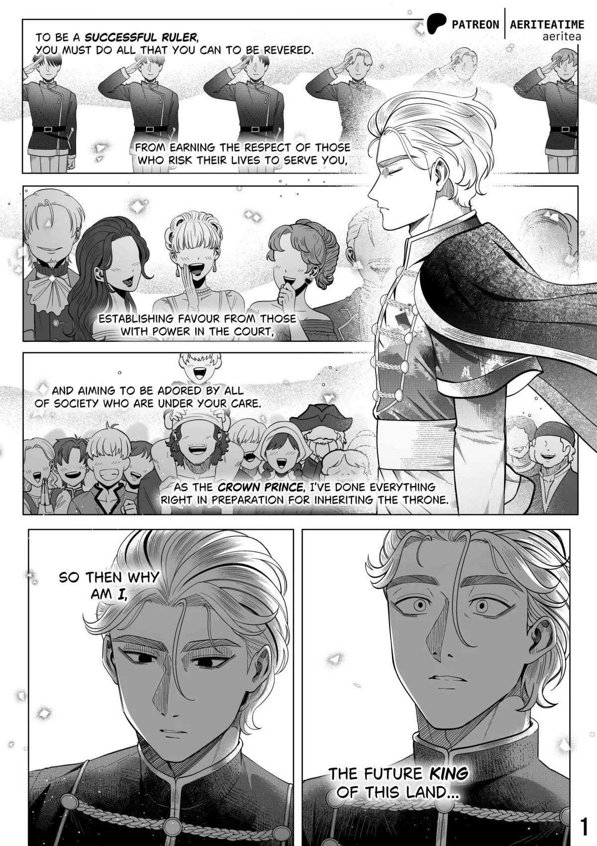 Otome Isekai: The Incompetent Competent Prince Wants to Service the Maid From Another World?! page 1 full