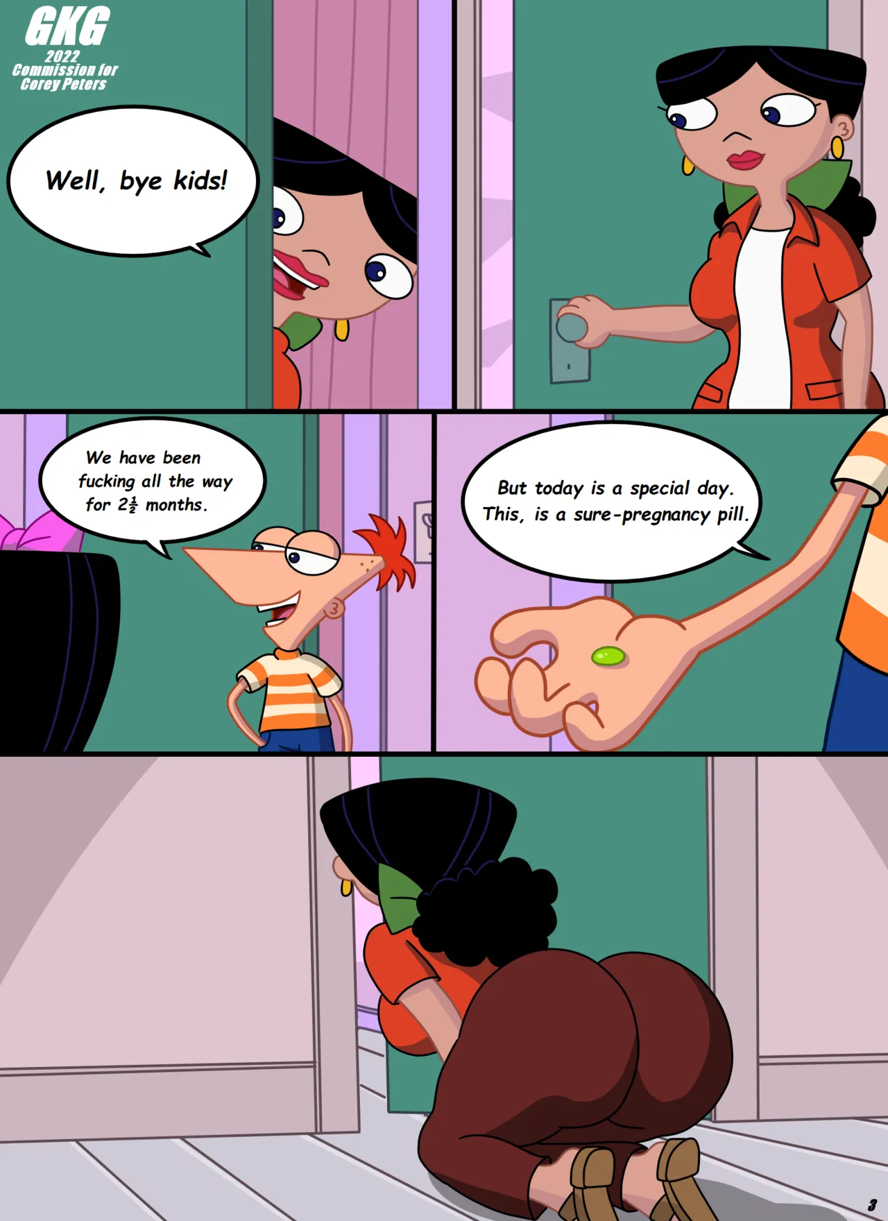 Phineas Flynn and Isabella Garcia-Shapiro  - GKG page 4 full