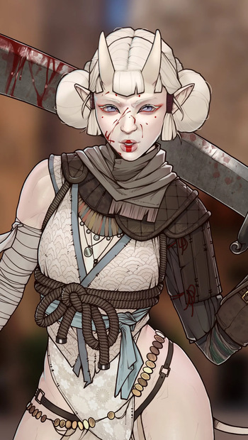 Kokoro, the albino succubus cover