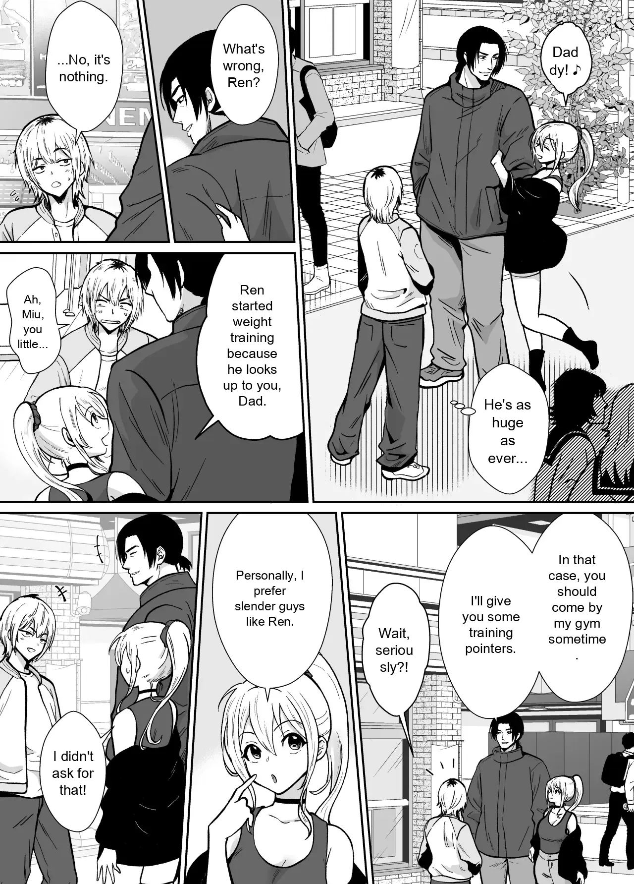 He's being held by her father page 3 full