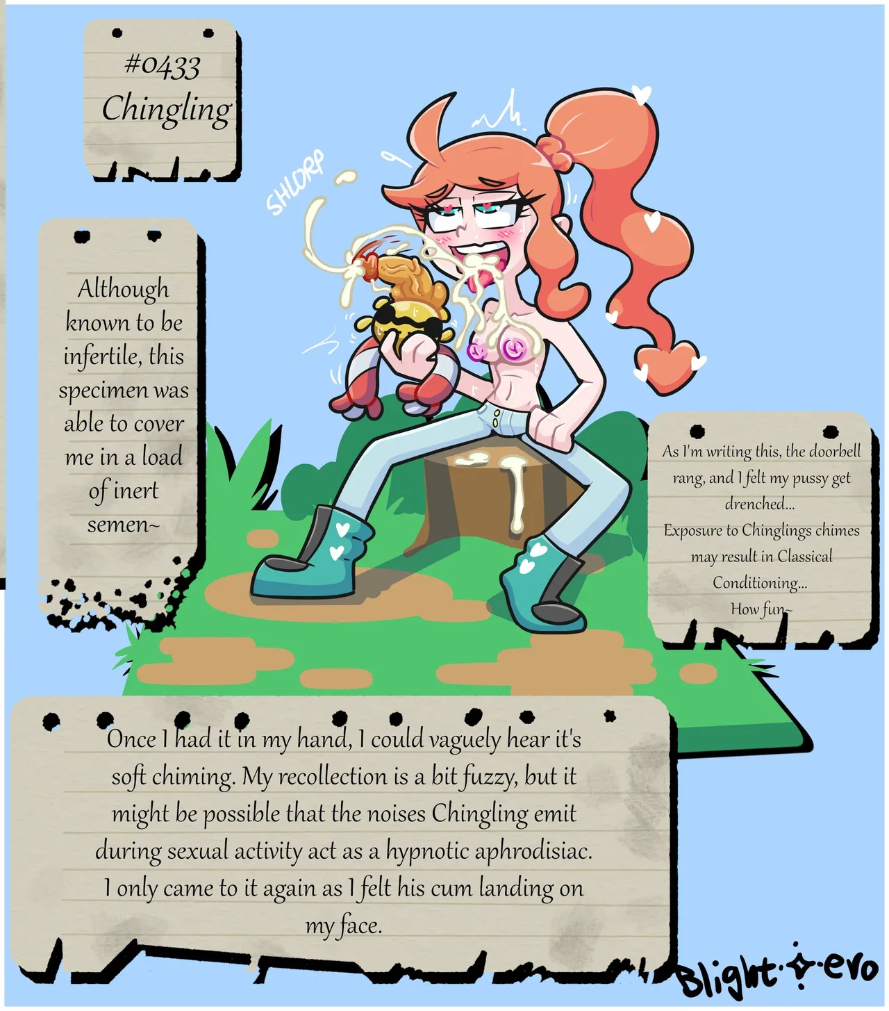 Professor Sonia's PokeDEX page 4 full