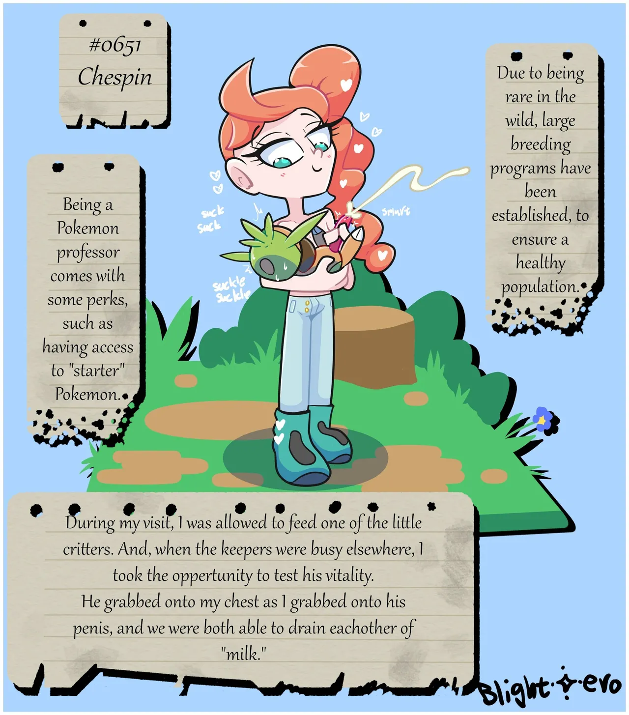 Professor Sonia's PokeDEX page 6 full