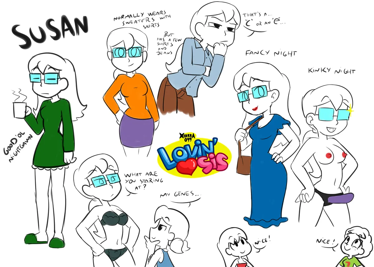 Lovin' Sis Extra Art page 8 full