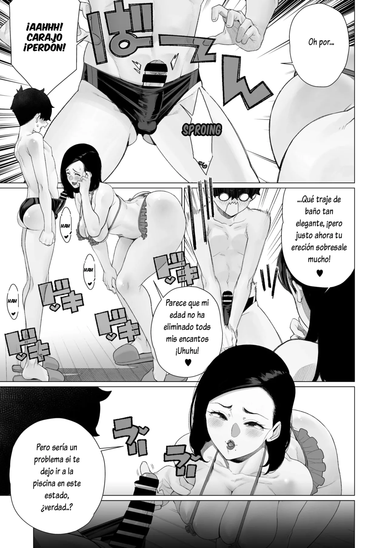 Mama to Mizugi Date | Una cita en bikini con mama-san page 5 full