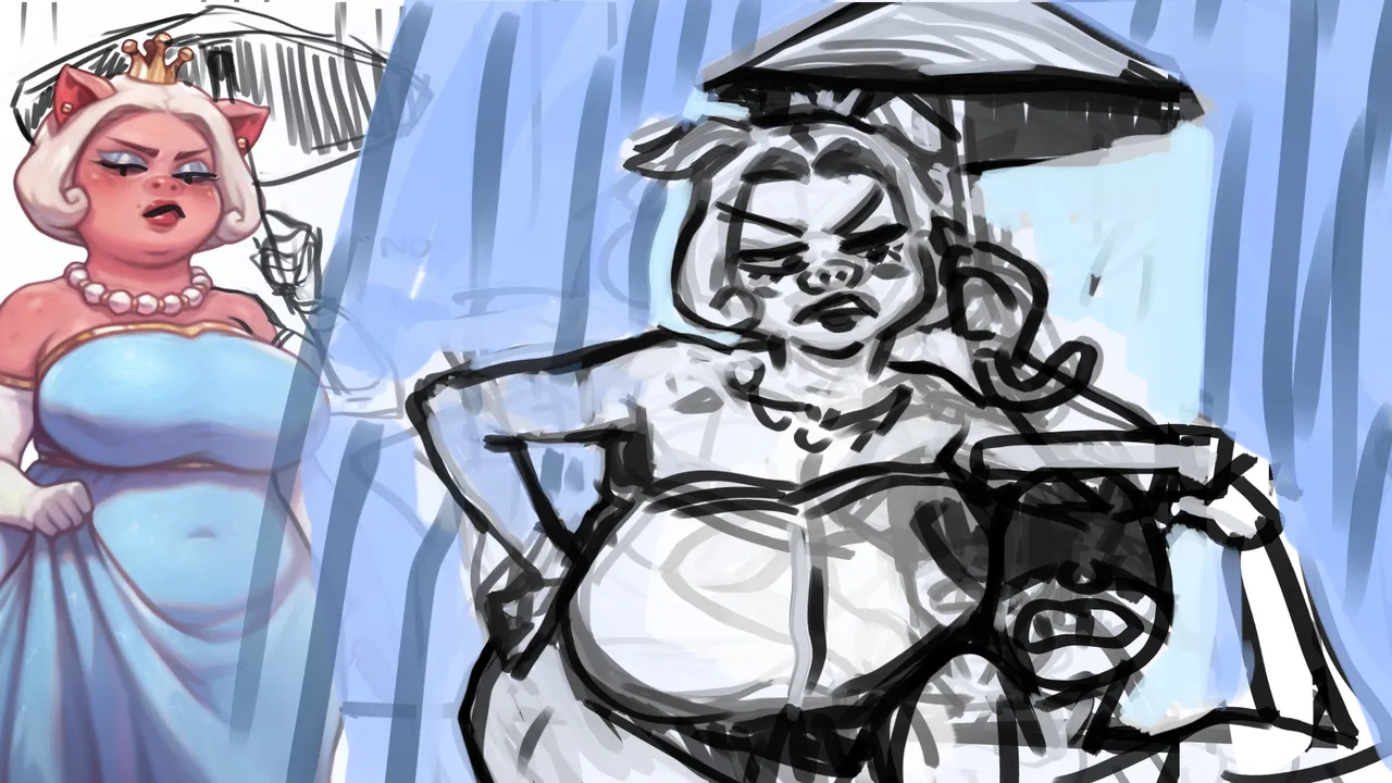 Monthly Patreon Sketches &amp; Goodies page 3 full