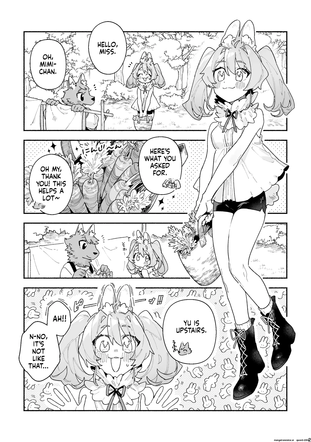 ♂ ga Uke. Usagi-chan x Ookami-kun page 2 full