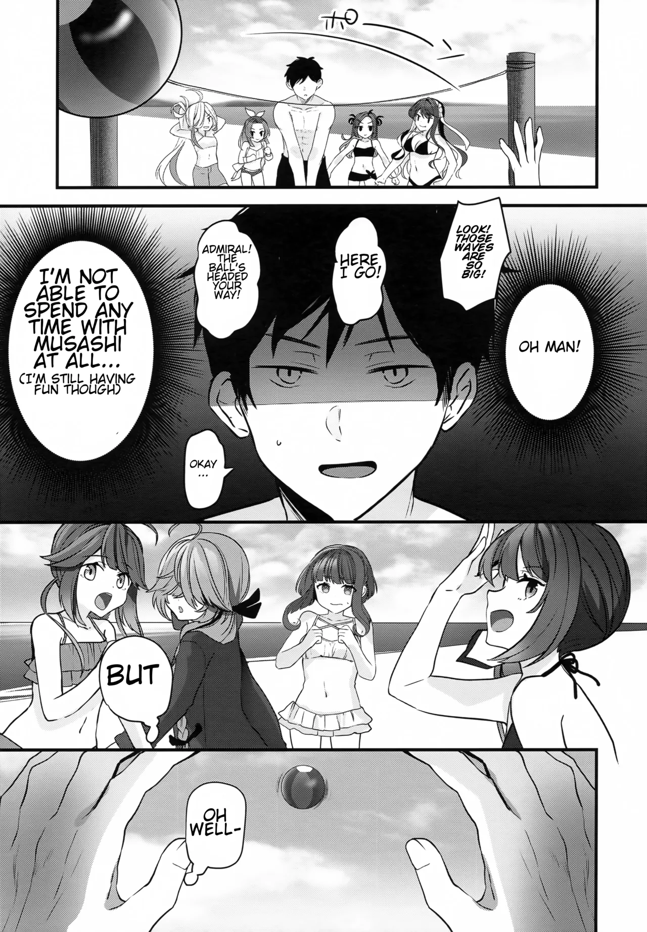 Musashi-san no Yoru Jijou Yoi no Umi to Himegoto-hen | Musashi-san's Night Time Proclivities: The Secret of The Twilight Sea page 10 full