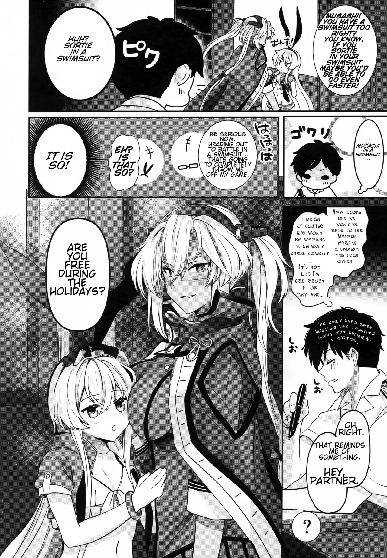 Musashi-san no Yoru Jijou Yoi no Umi to Himegoto-hen | Musashi-san's Night Time Proclivities: The Secret of The Twilight Sea page 5 full