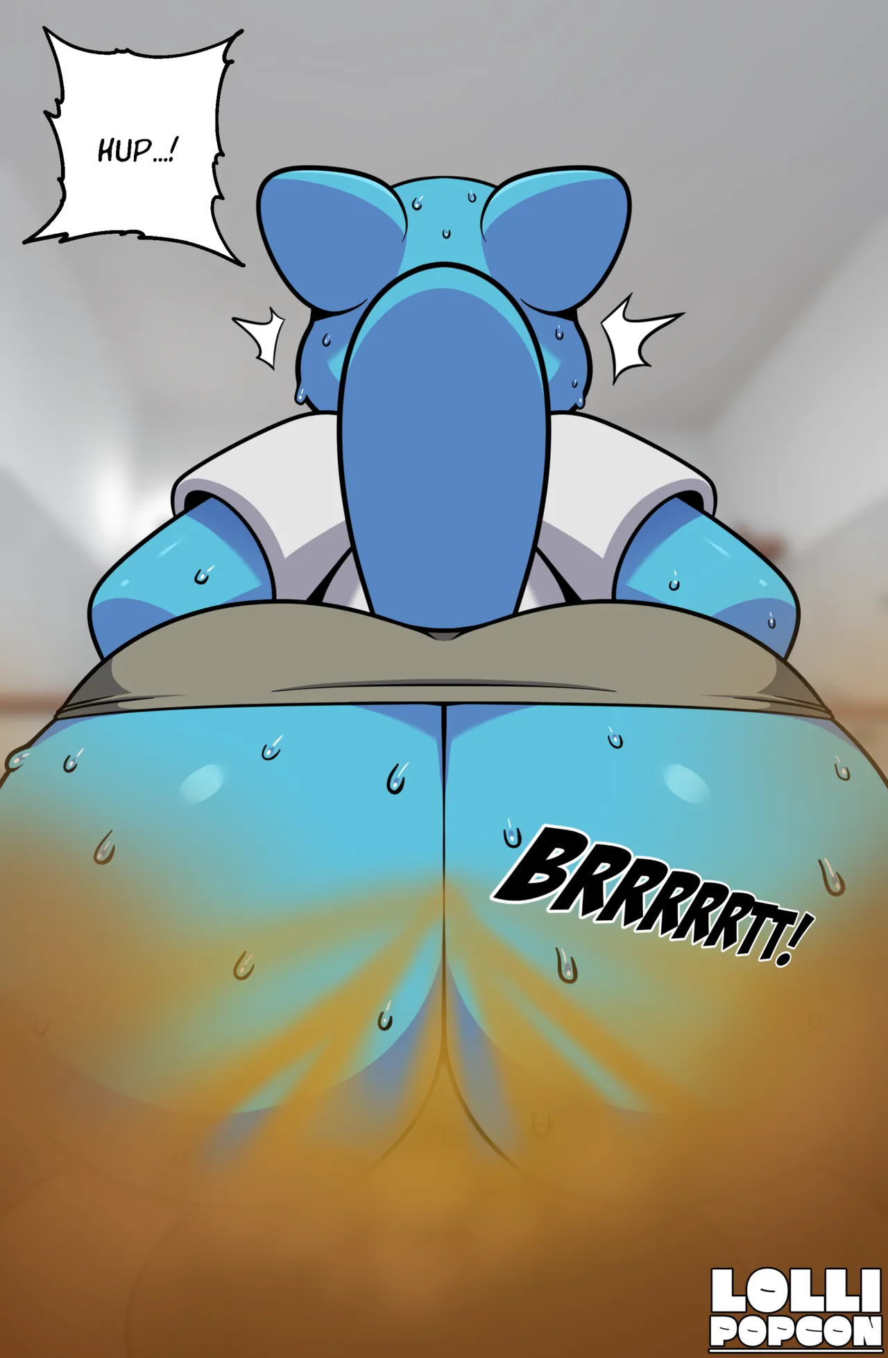 Nicole in the Toilet page 3 full