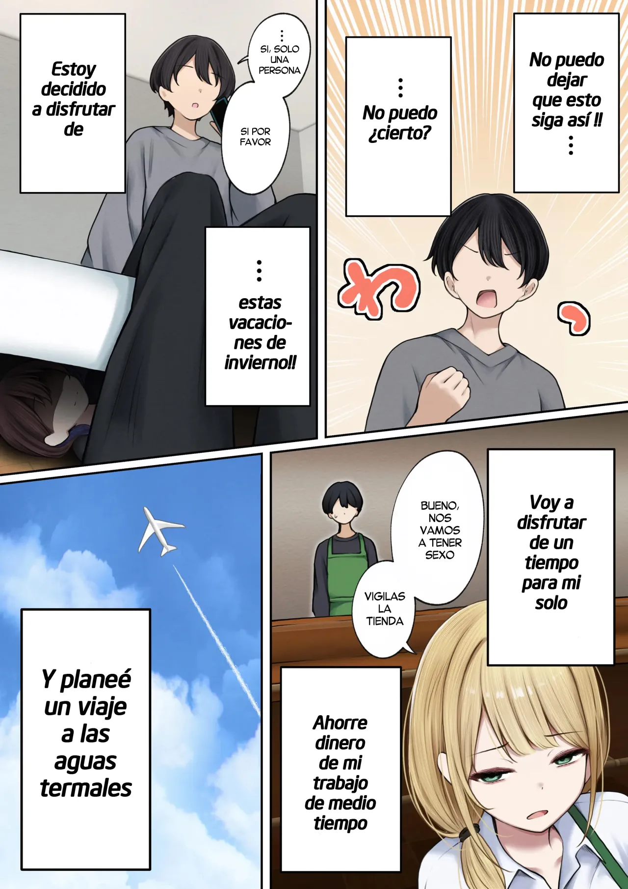 Boku no Heya ga Osananajimi Gal no Yaribeya ni Natta Hanashi Onsen Ryokan Hen | Una historia de como mi Habitacion se Convirtio en un lugar para tener Sexo con mi Amiga Gal de la Infancia - Edición Aguas Termales page 5 full
