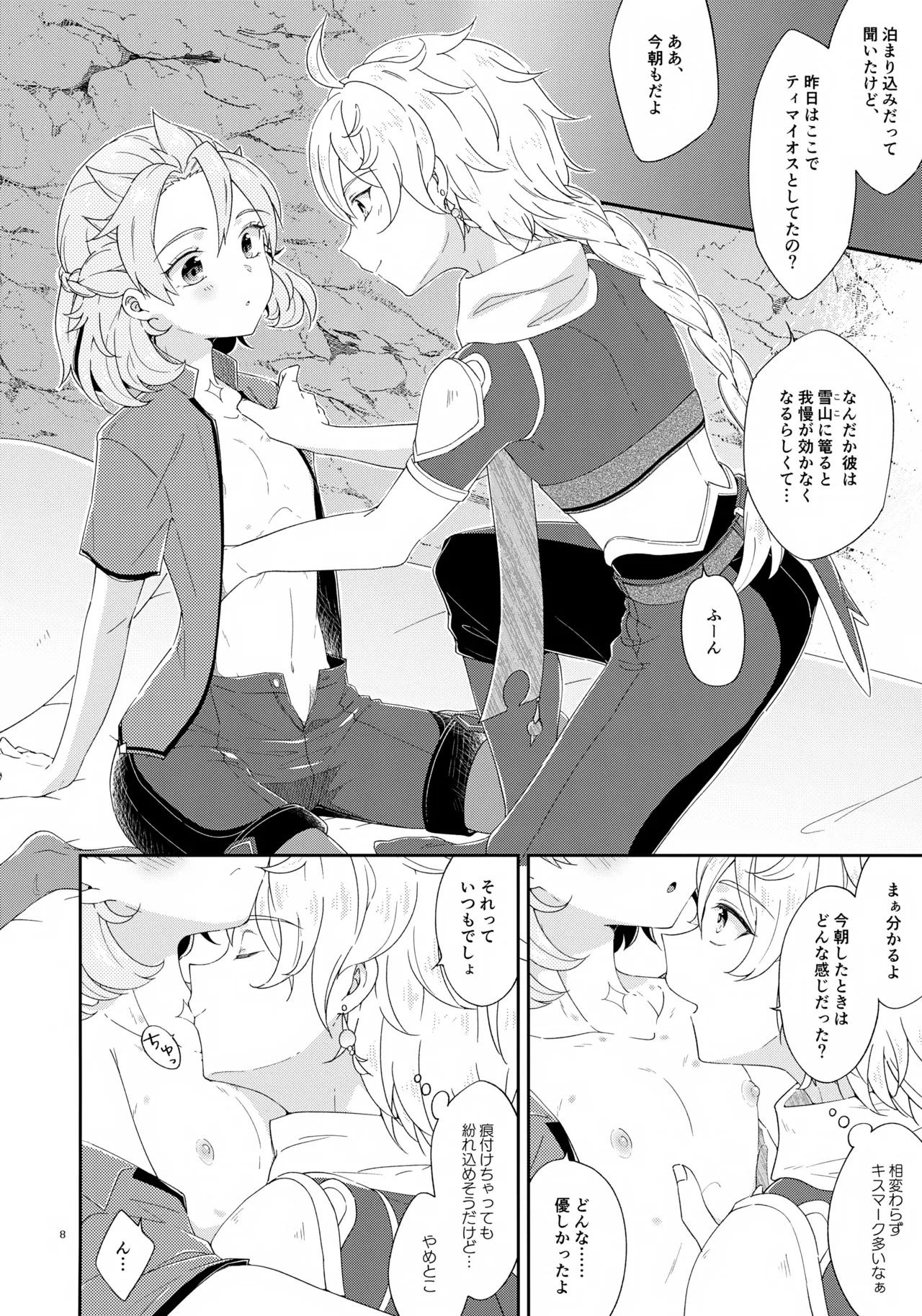 Kyou wa San Nin de Shiyou! page 8 full