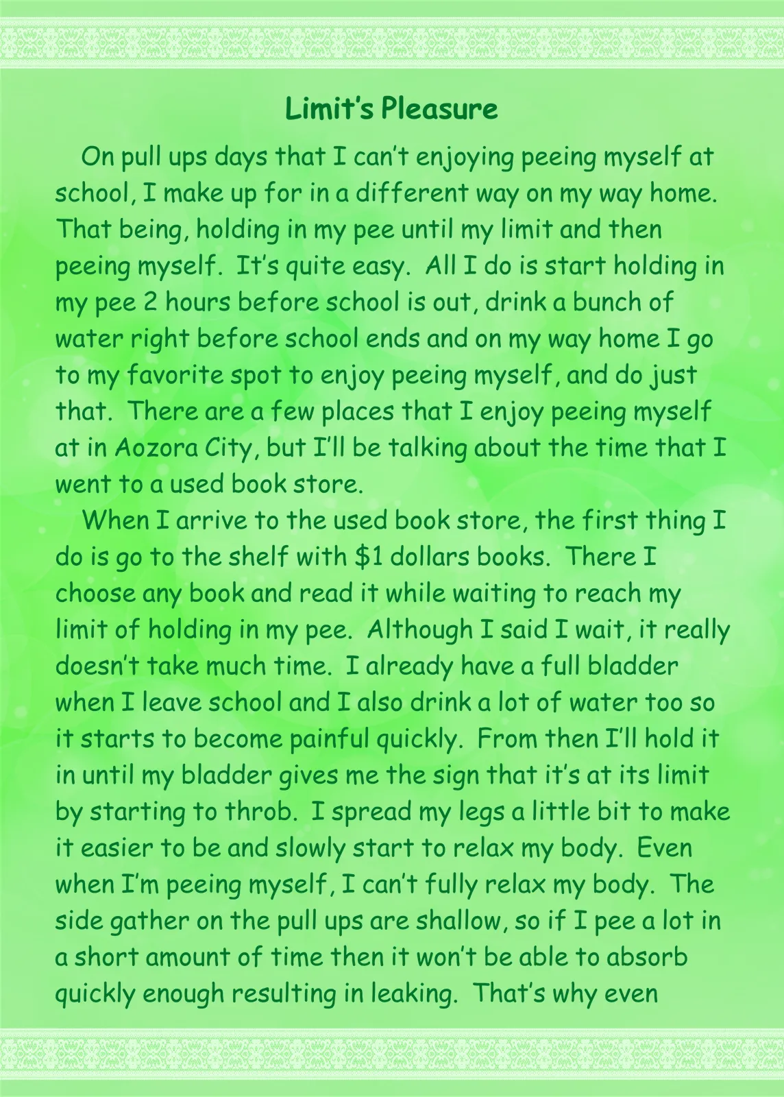THIS is MY REALITY 2 ~Diaper Routine Changes~ page 7 full