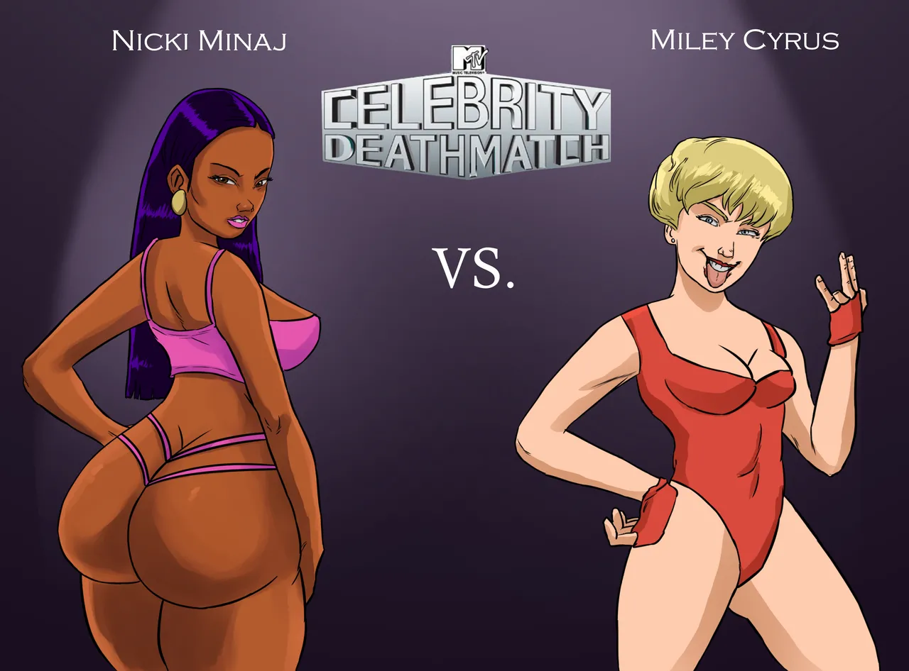 Nicki Minaj vs. Miley Cyrus by brutalhentai page 1 full