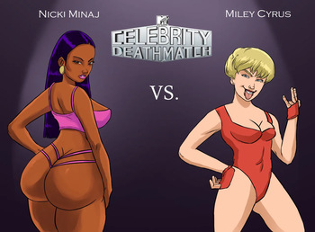 Nicki Minaj vs. Miley Cyrus by brutalhentai cover