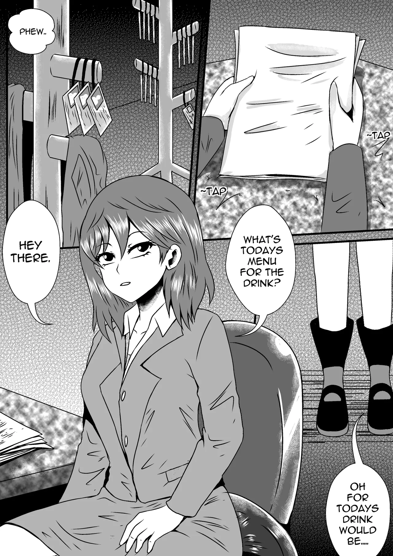 Sato's Office Drink page 1 full