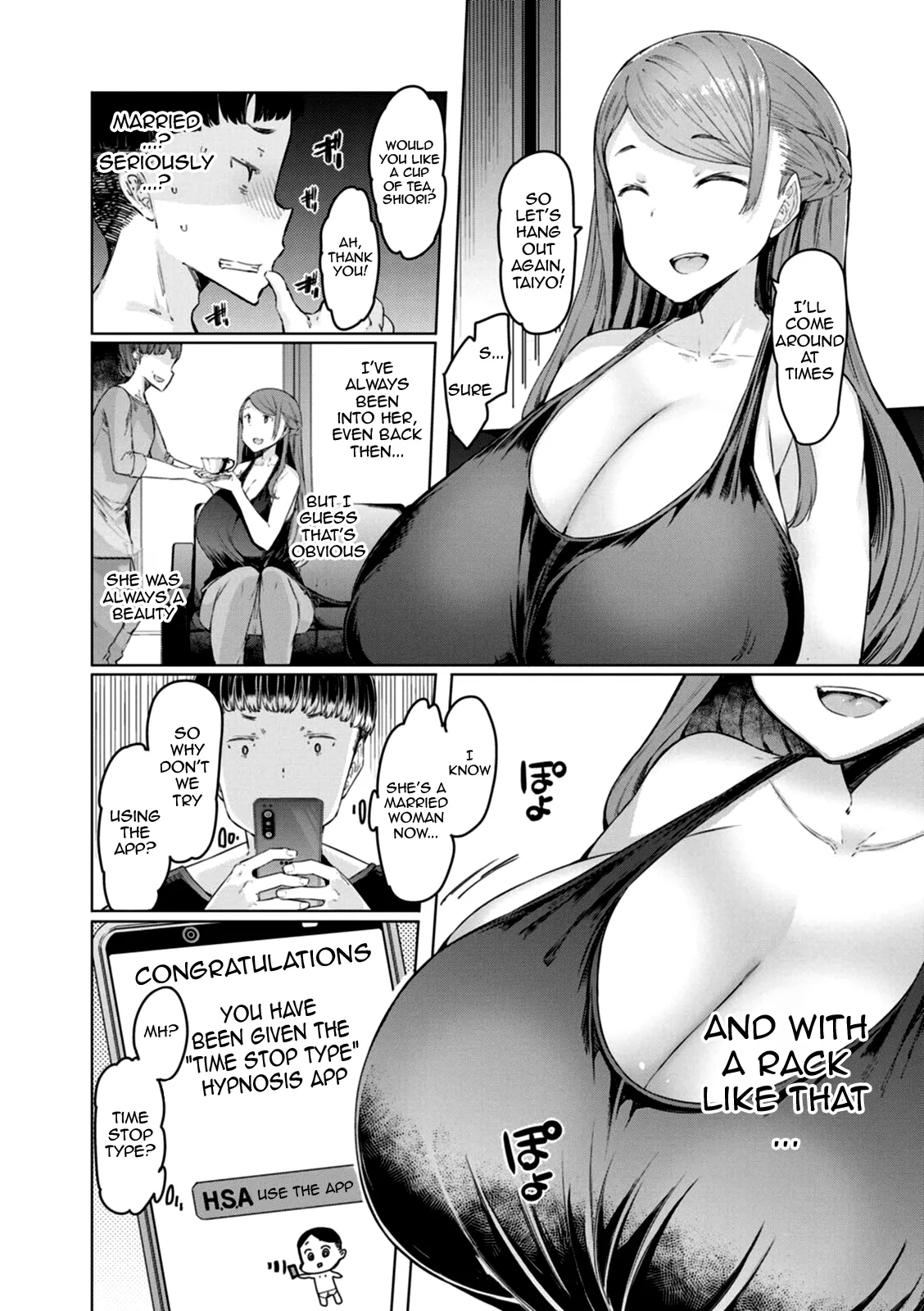 Hitozuma Saimin Appli Ch. 1-10 | Housewife Hypnosis App Ch.1-9 page 6 full