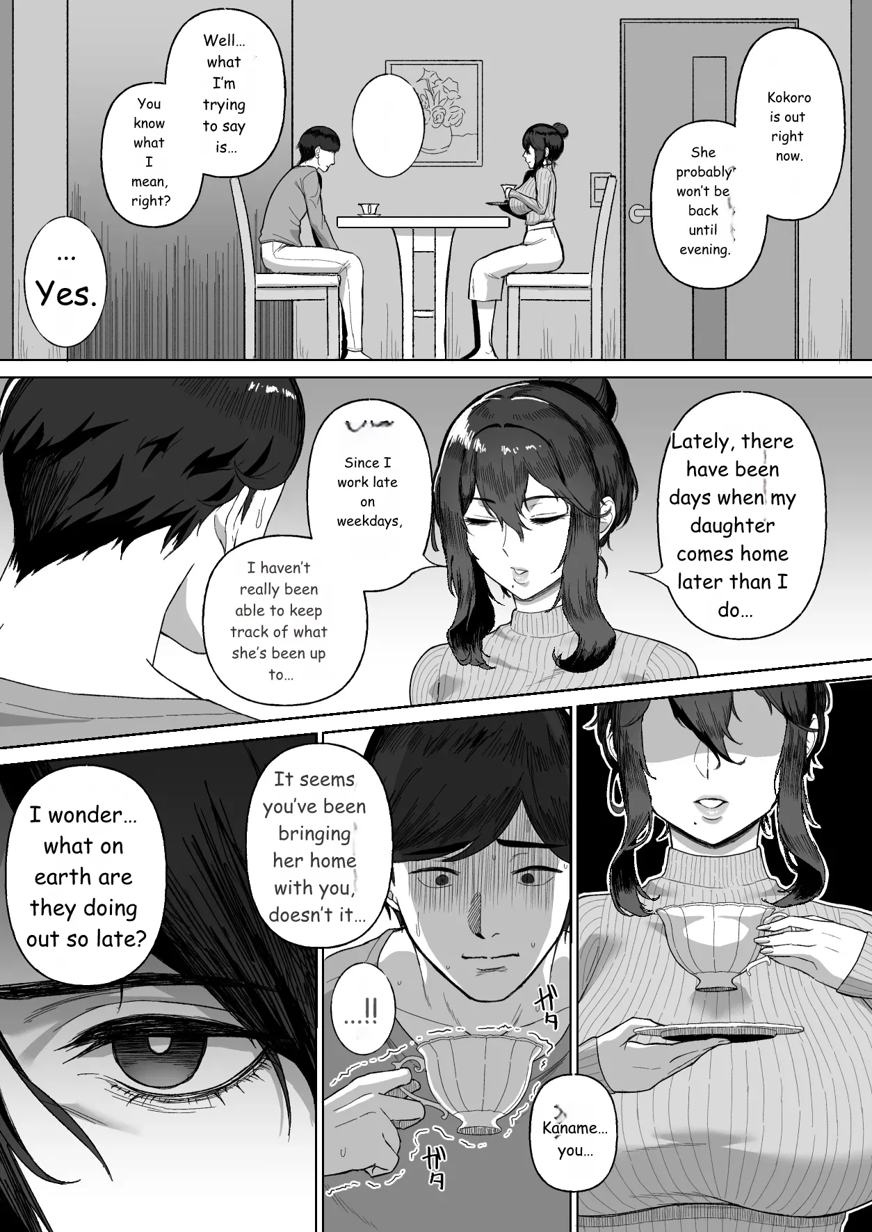 Otonari no Downer Oyako ni Shiboritorareru Hanashi page 7 full