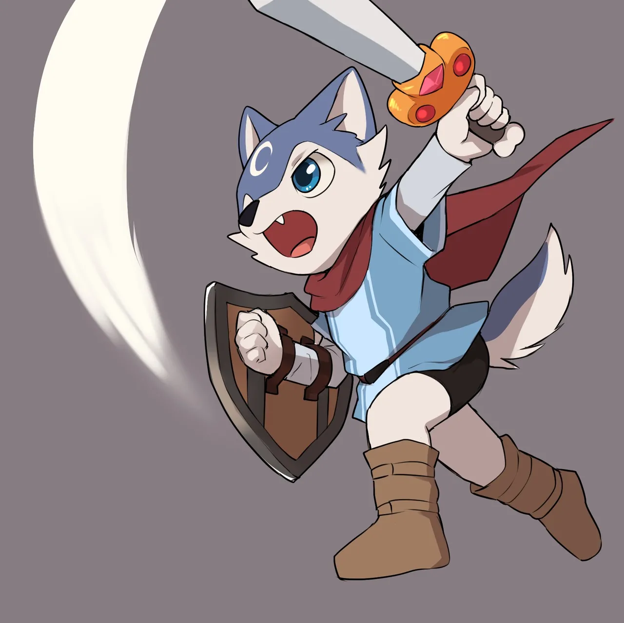 Manmosu Marimo - Wolf Hero page 2 full