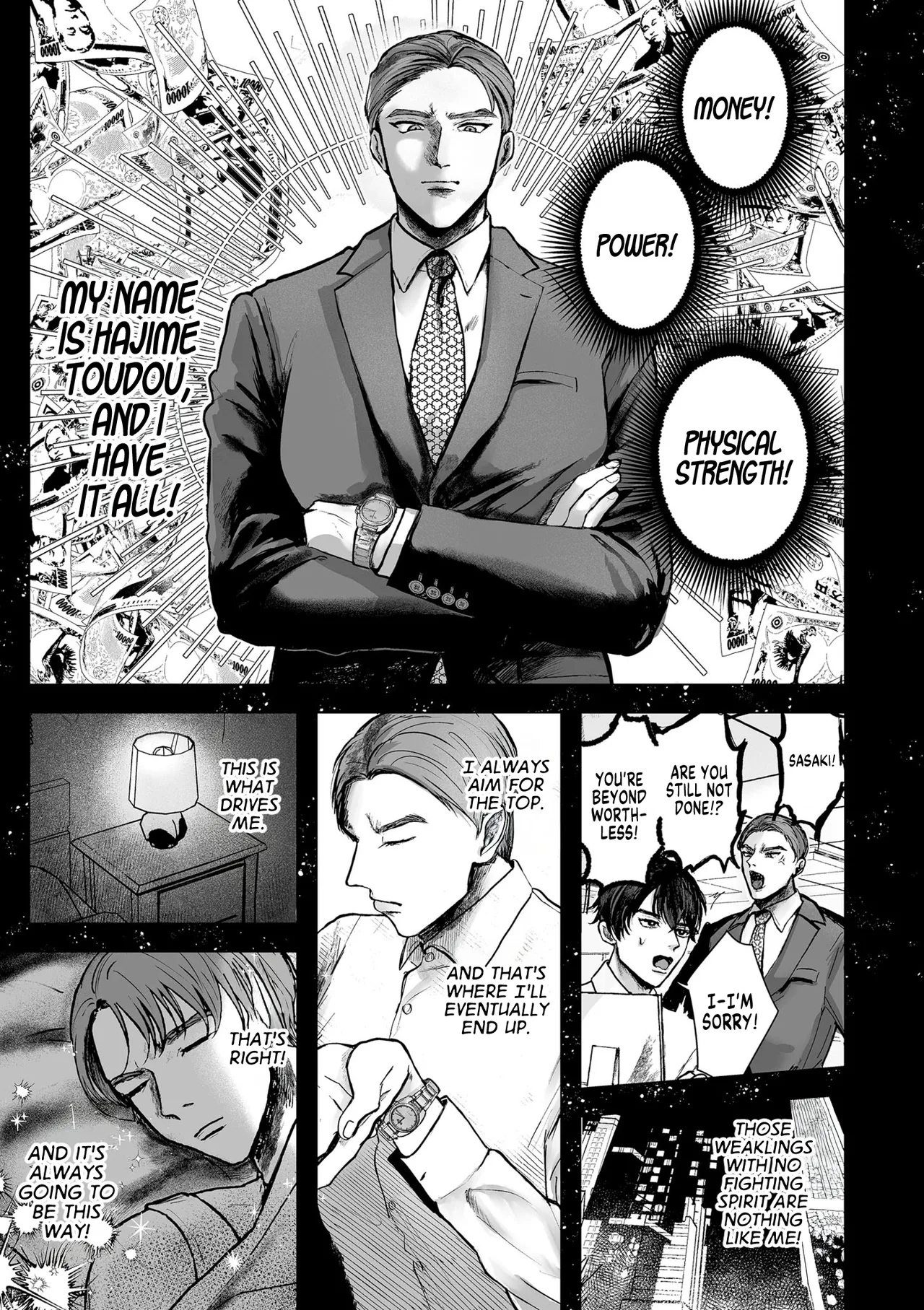 An Elite Salaryman Like Me Will Never Accept Turning into a Woman! page 1 full