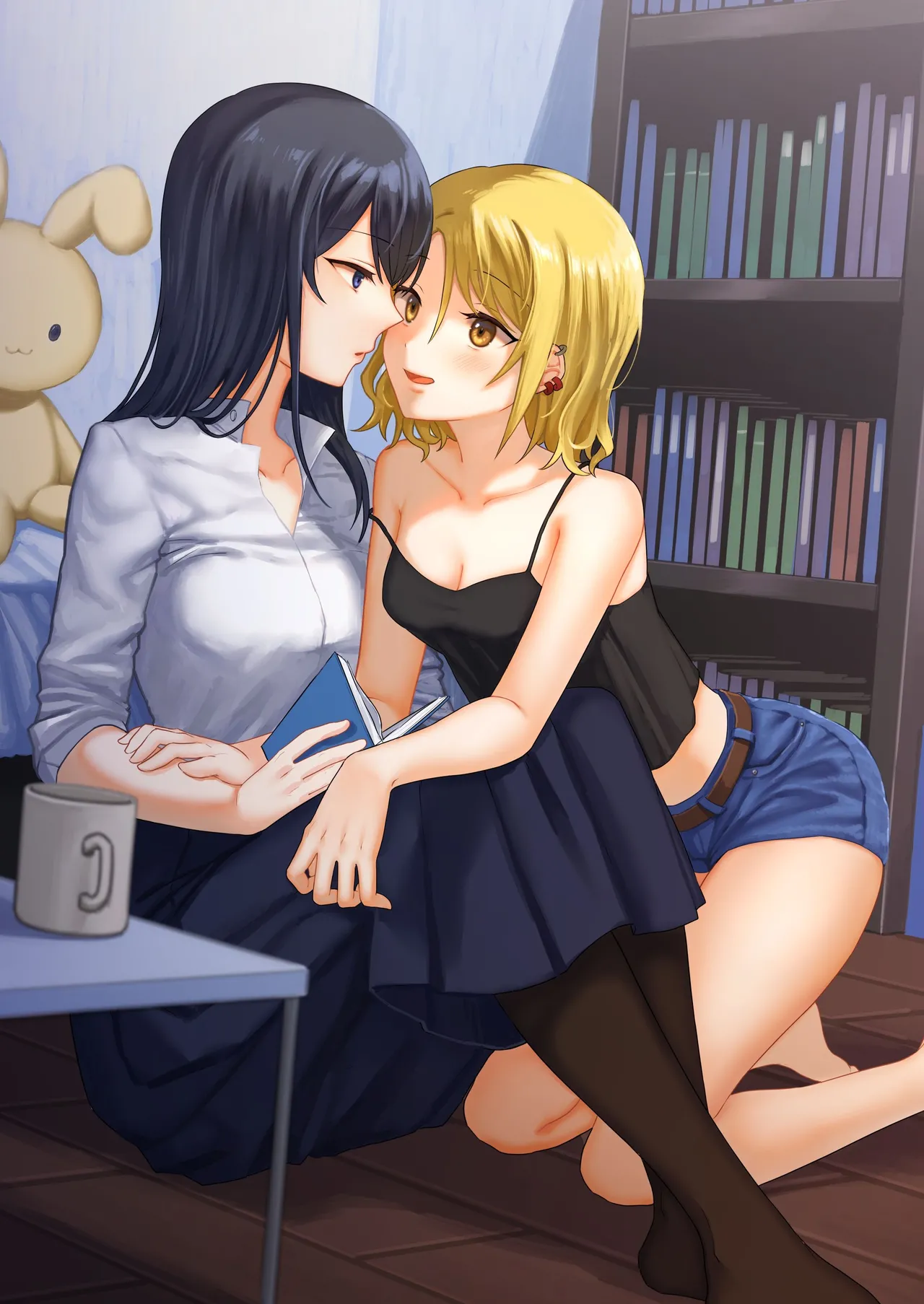 1RT de Nakawarui Nonke Joshi-tachi ga 1-byou Kiss suru Series - Otameshi Dousei shiteminai? | 1RT당 동성 취향 없고 사이 안 좋은 여자애들이 1초 동안 키스하는 시리즈 - 시험 삼아 동거해 보지 않을래? page 2 full