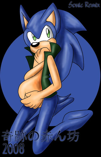 SonicRemix's Sonic Mpreg Art cover