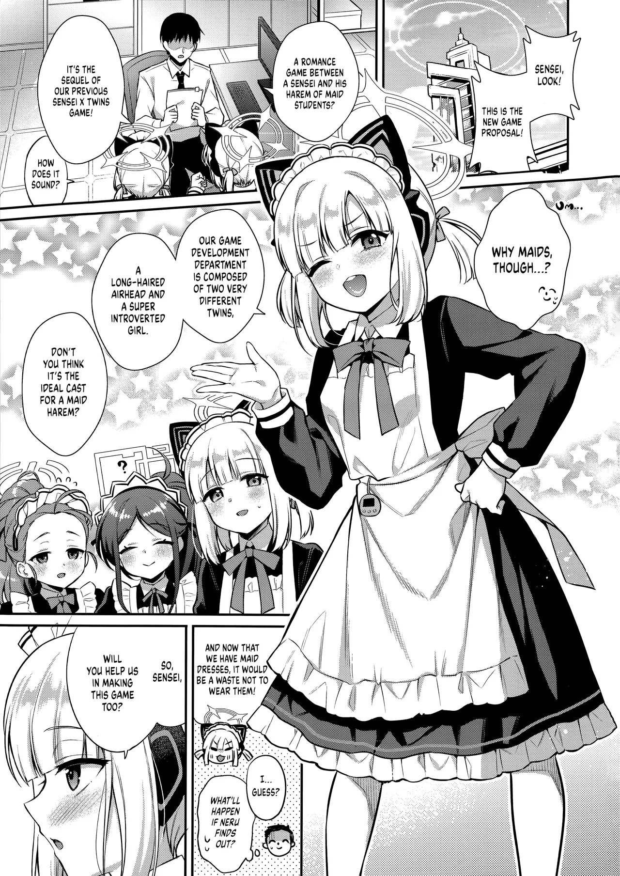 Sensei Kouryaku Game Maid Harem Hen | Going For Sensei's Route Maid harem arc page 3 full