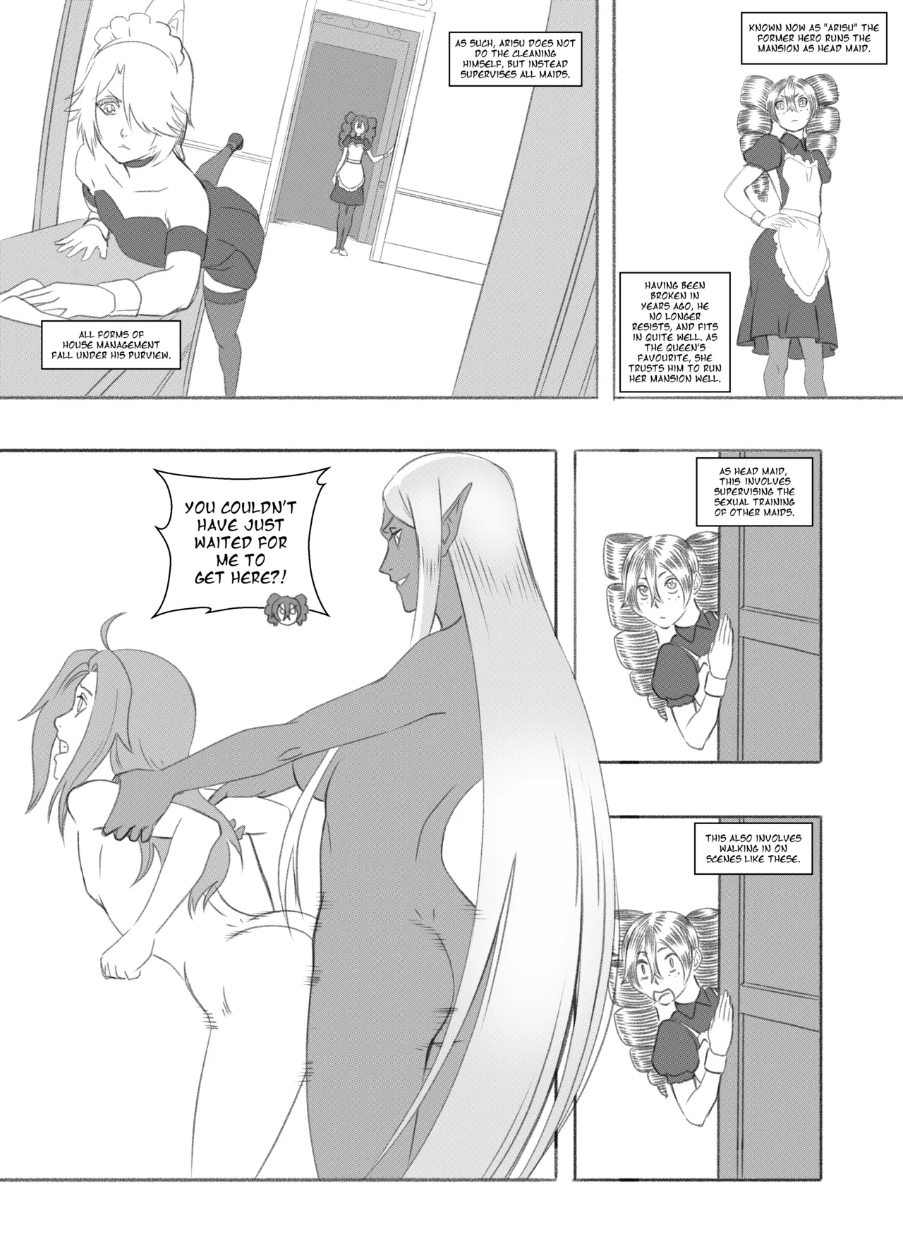 Tomgirl Maid at Dark Elf Manor - page 8 full