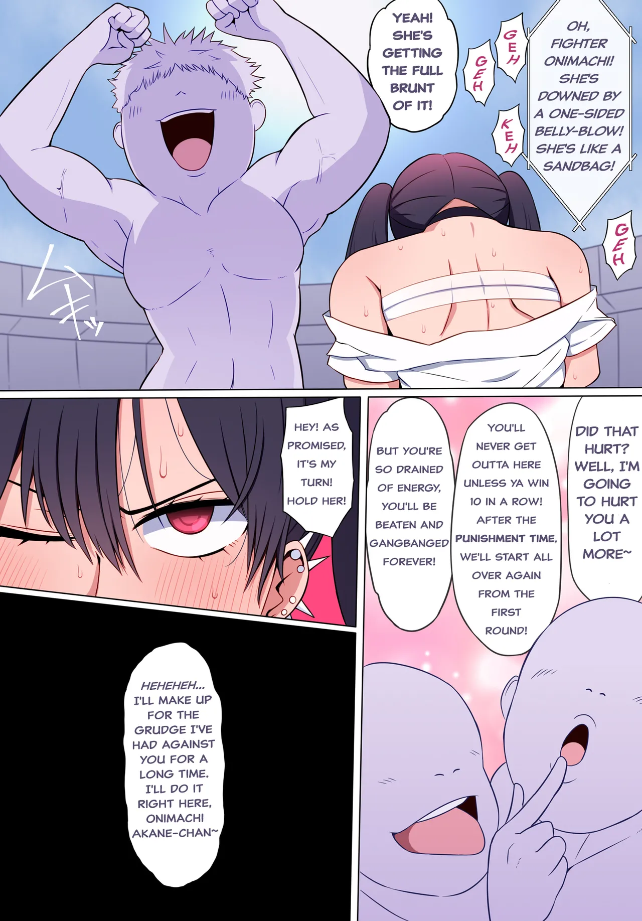 Akane Onimachi: Post-Defeat Punishment Time page 8 full