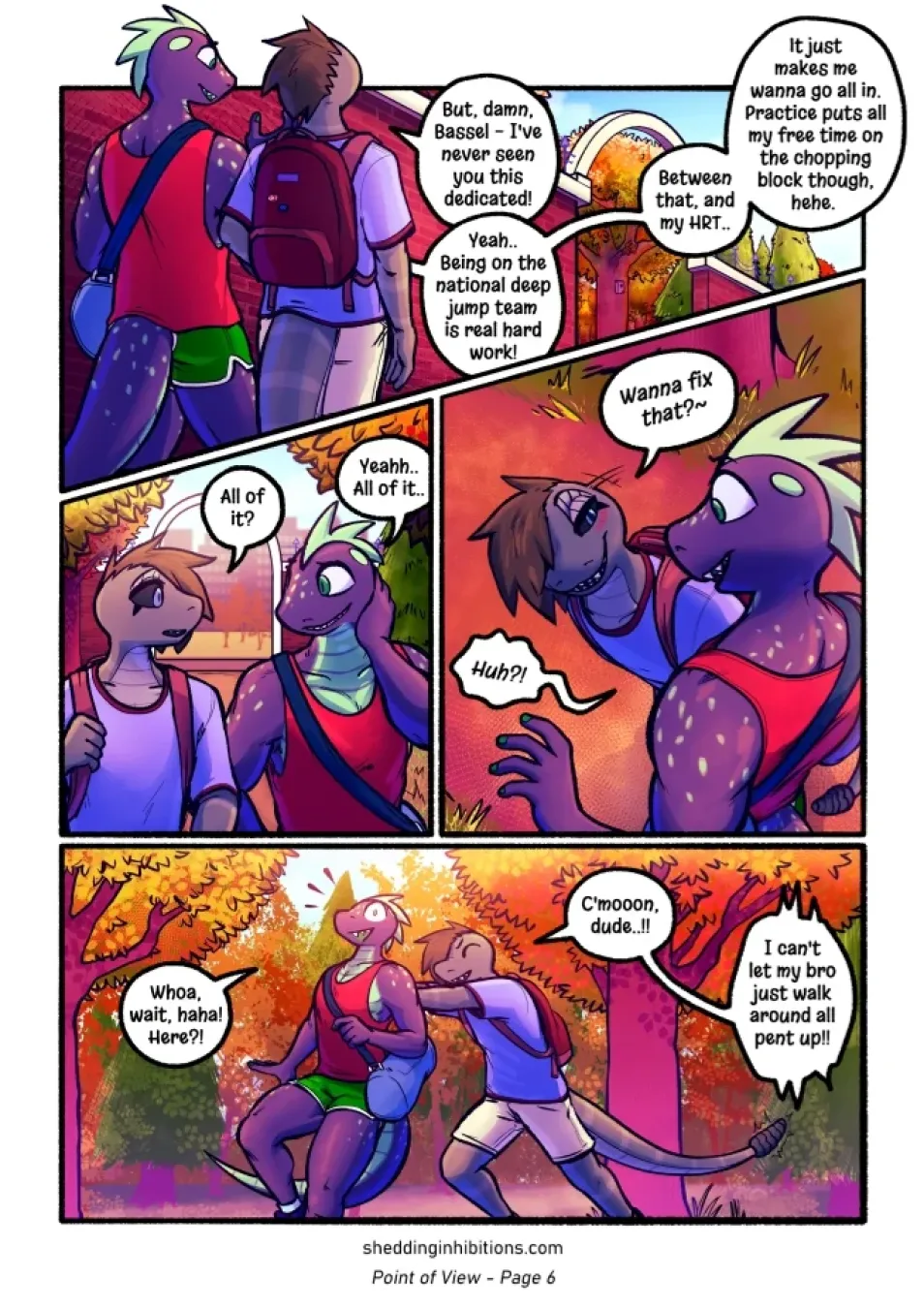 Shedding Inhibitions: Chapter 10 - Point of View page 8 full