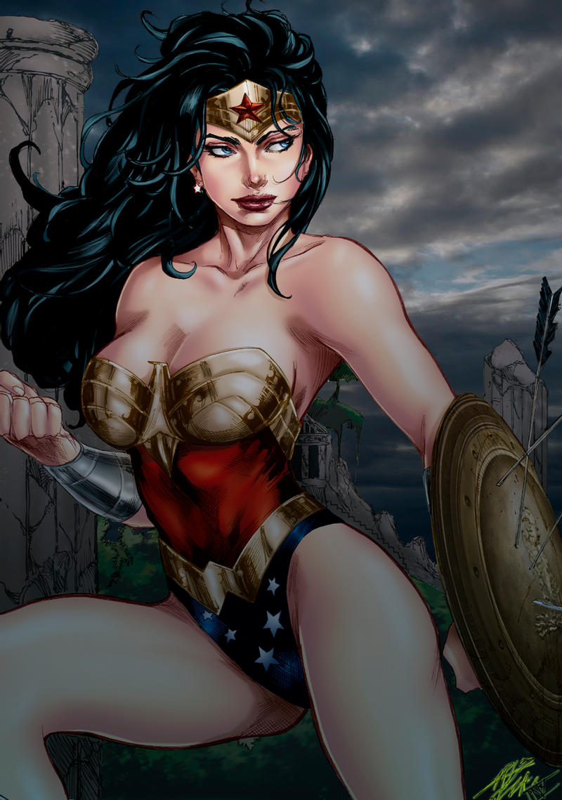 Wonder Woman and others by Carlos Silva page 1 full