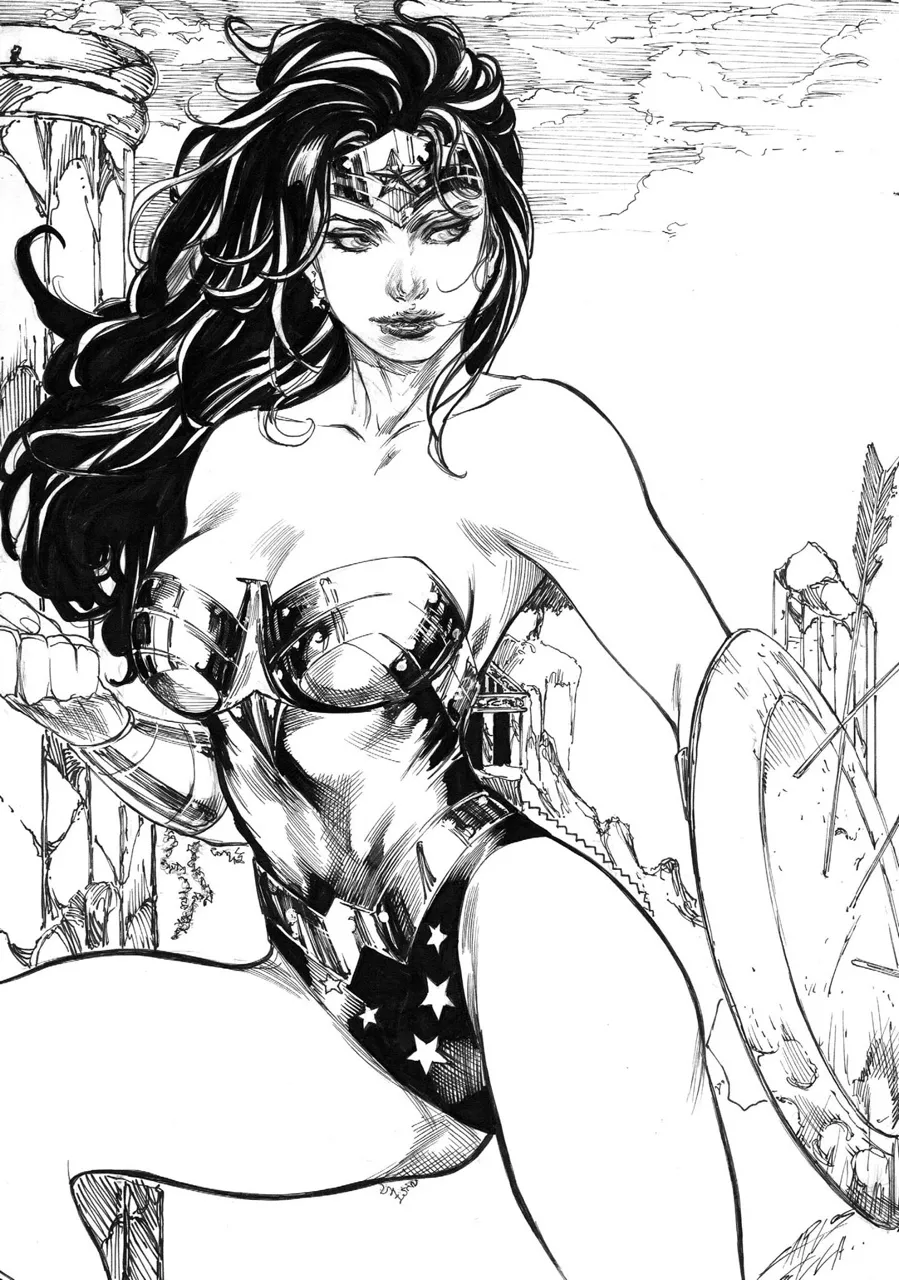 Wonder Woman and others by Carlos Silva page 2 full