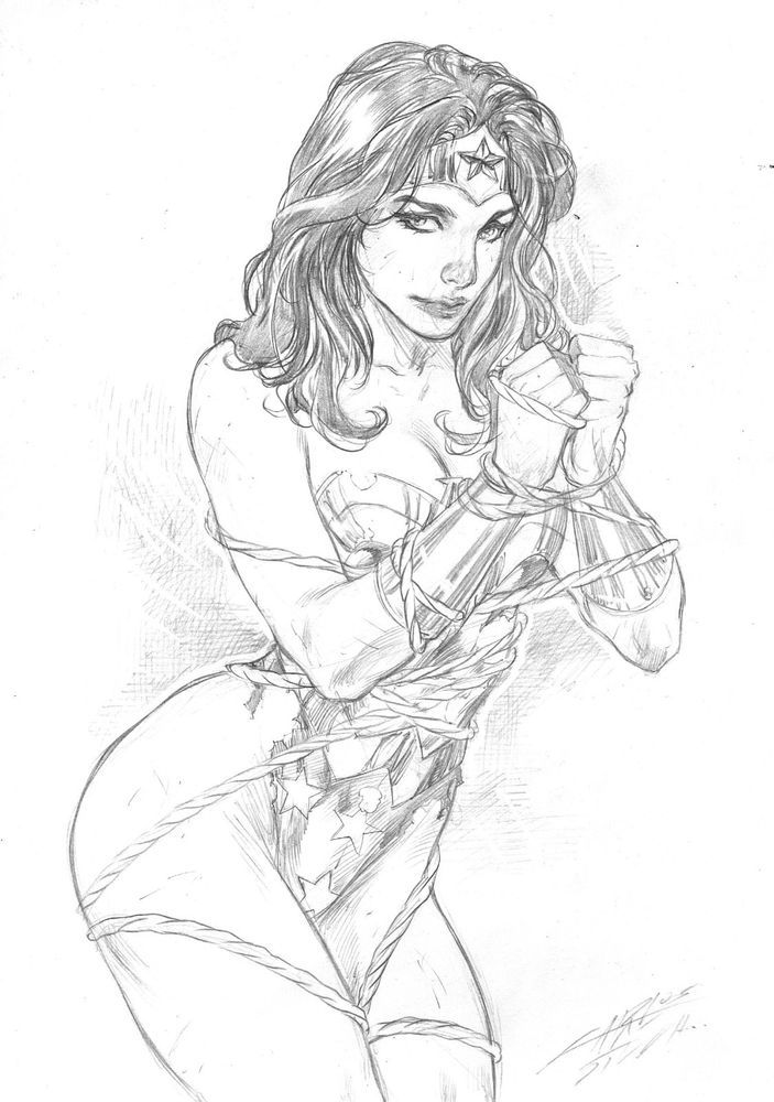 Wonder Woman and others by Carlos Silva page 8 full