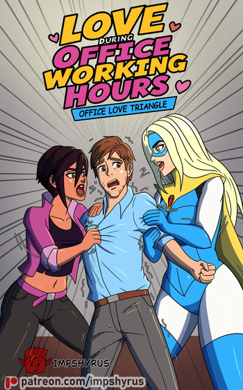 Love During office working hours, office love triangle cover