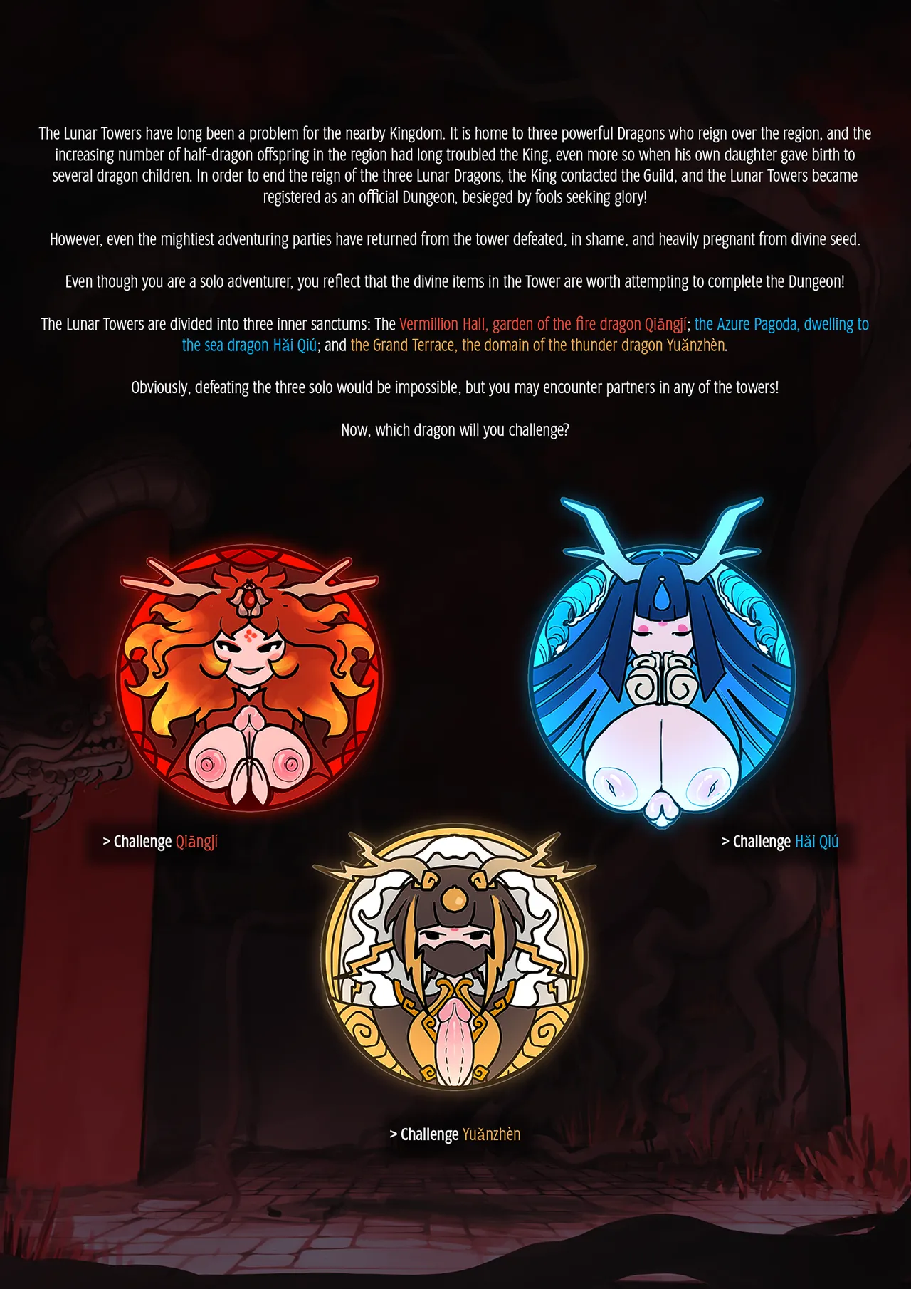 The Lunar Towers CYOA page 3 full