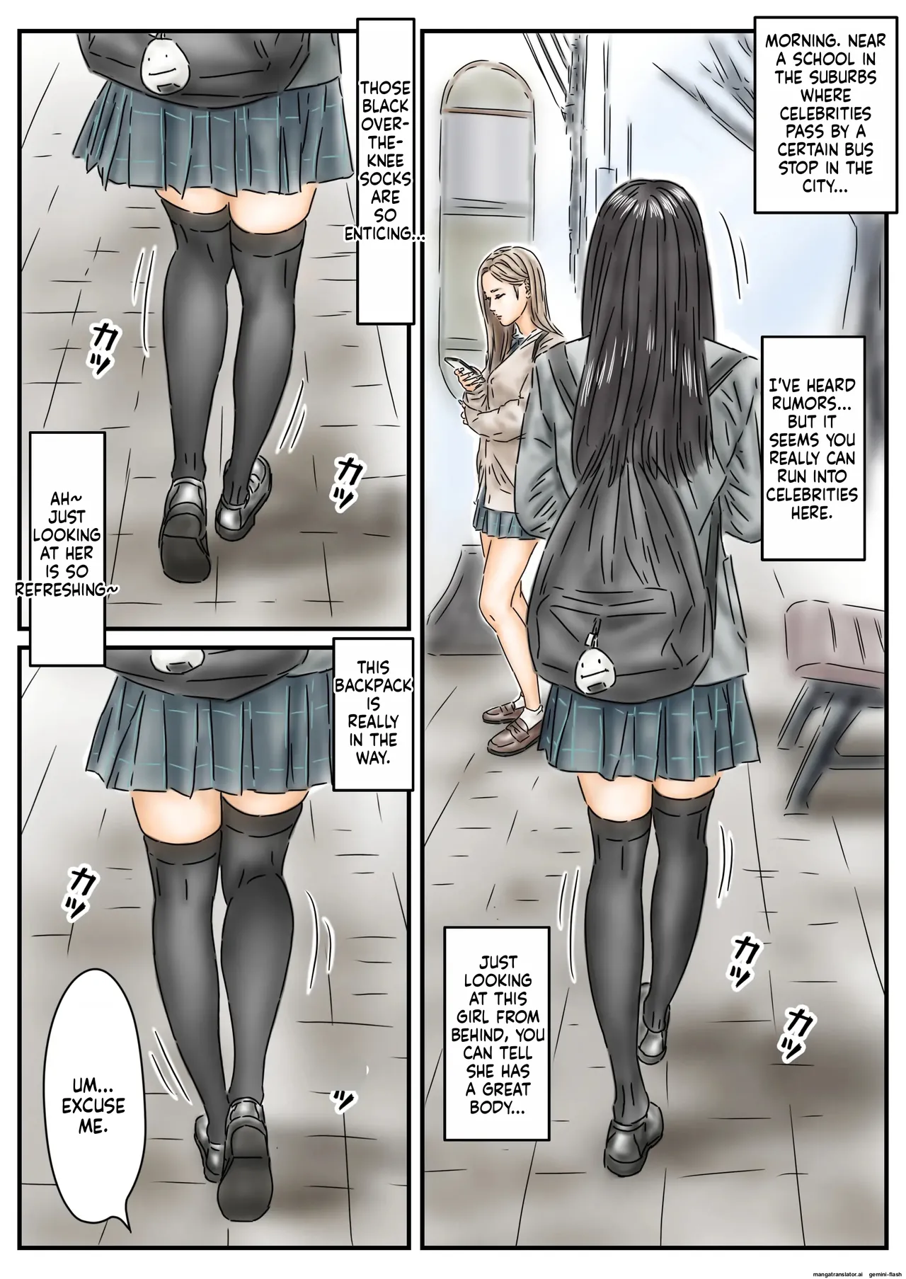 Hypnotic Onahole: Raping a Virgin Idol and a Gal Model on Their Way to School page 2 full