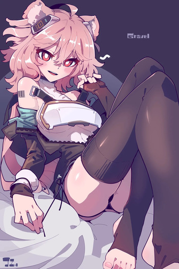 Arknights Gravel commission collection cover