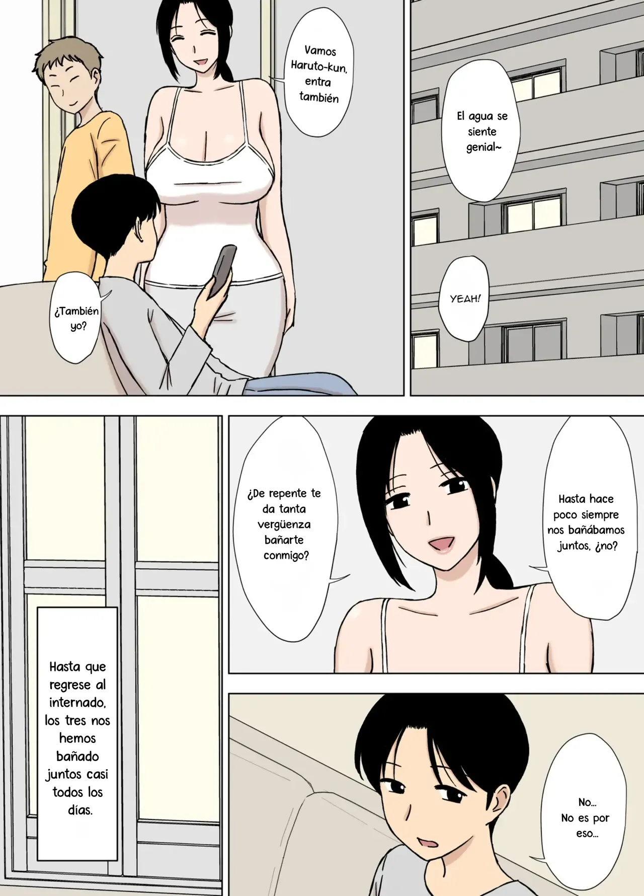 Busty Mom And Her Stepsons | La Mamá Tetona Y Sus Hijastros page 6 full