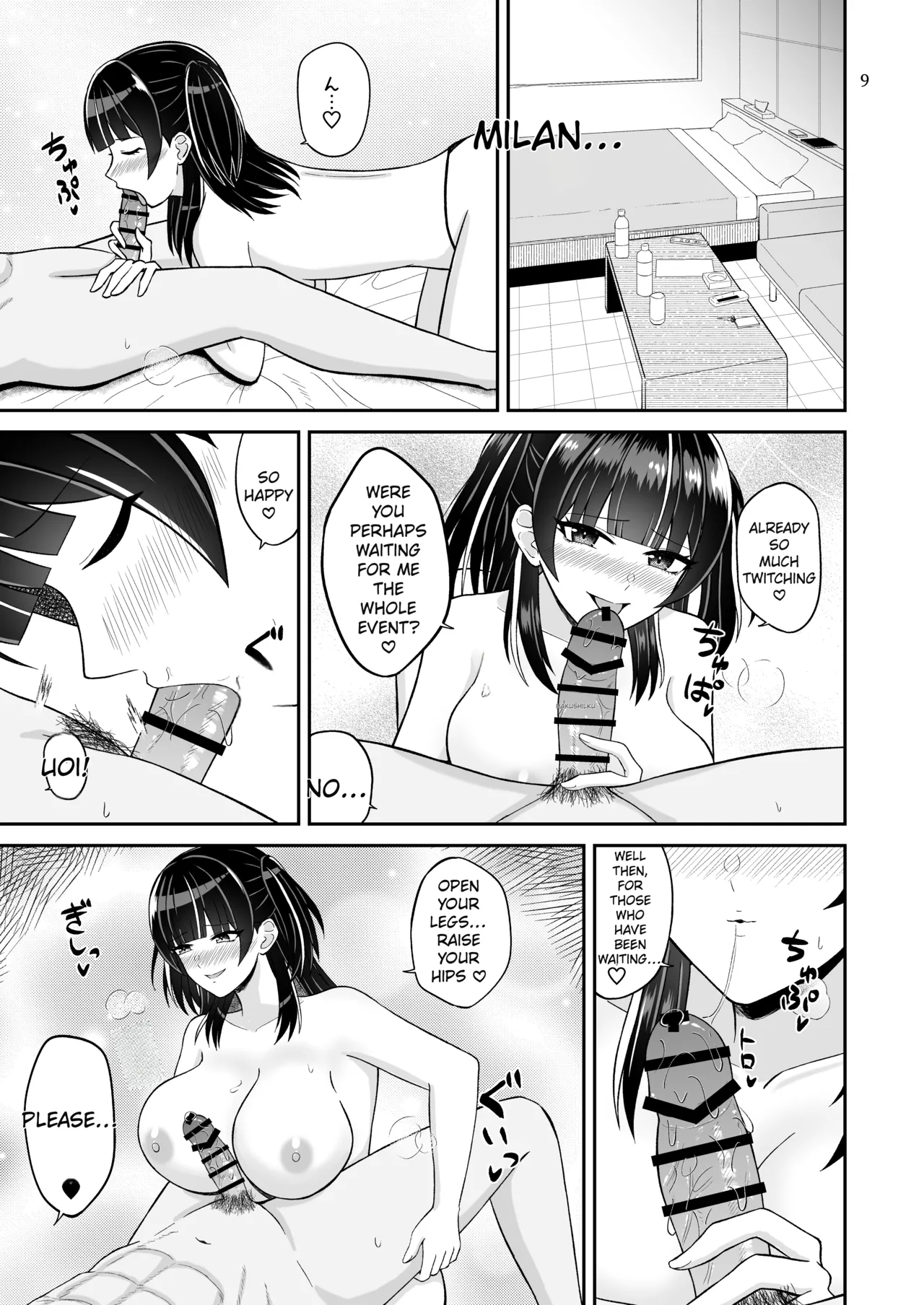 Ero Doujin Mitai na Paizuri Shichao page 9 full