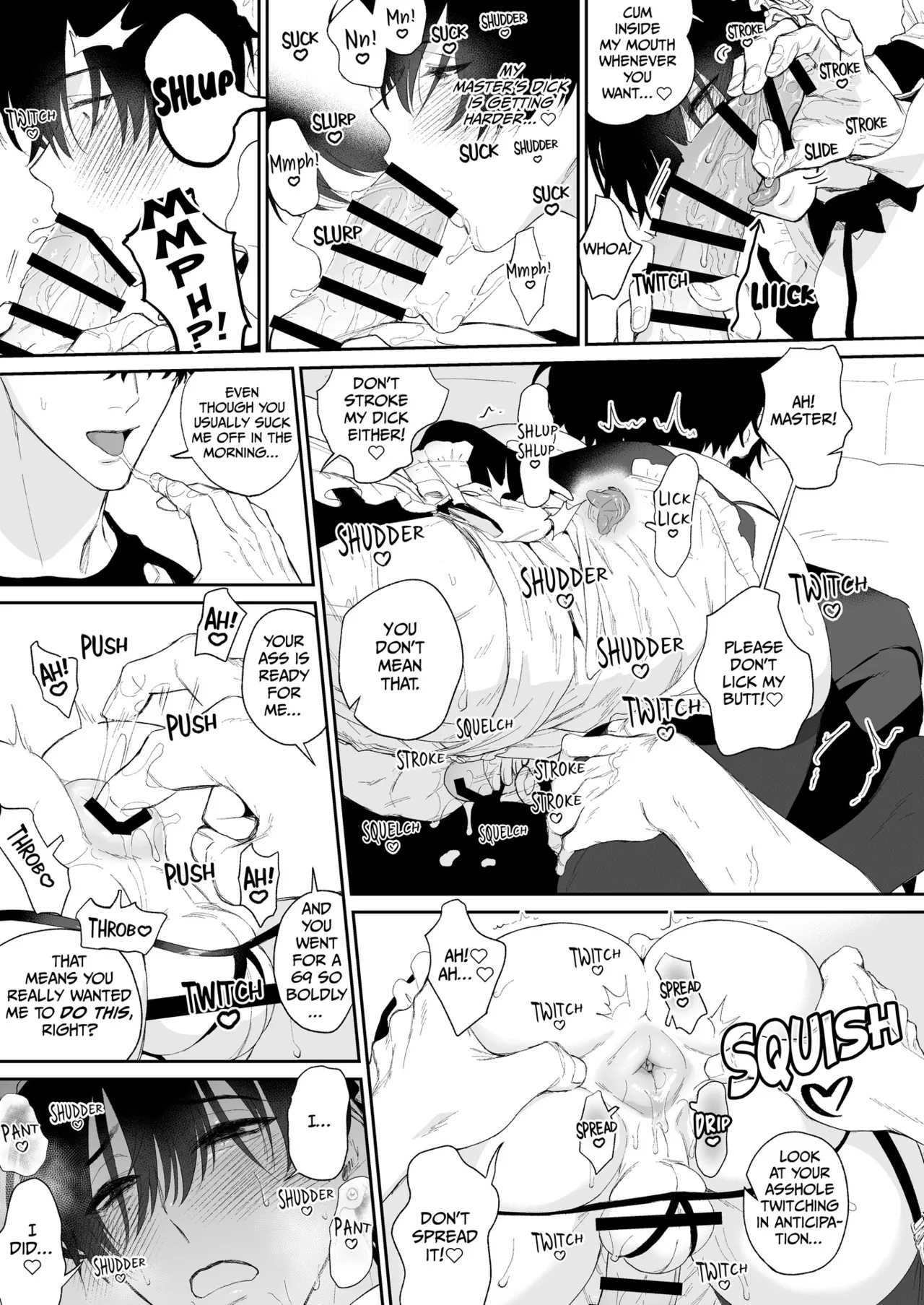 Mei the Maid - Taking Care of His Morning Wood page 7 full