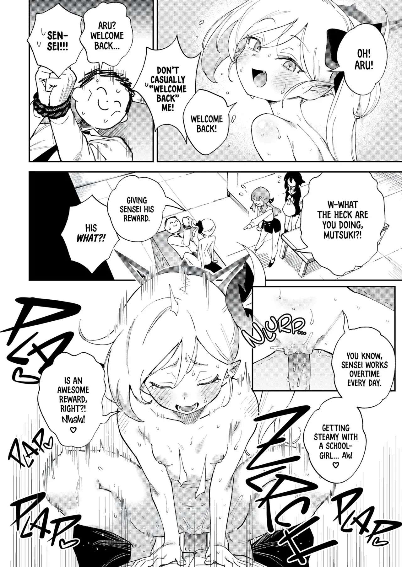 Sensei to Seito no Kankei tte Konna ni mo Open nanoo!? | Sensei's Office After Hours page 3 full