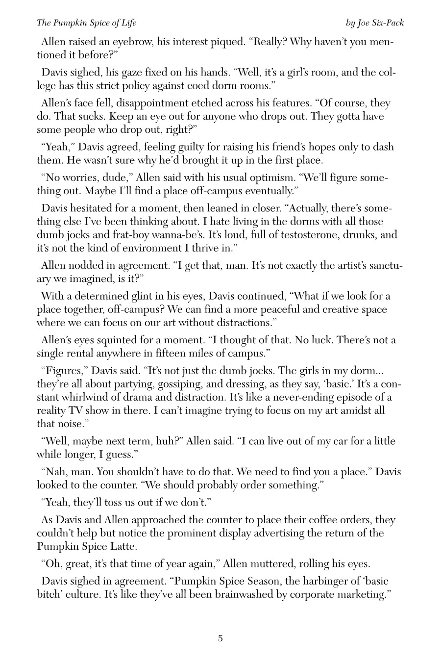 Joe six pack-The Pumpkin Spice of Life page 8 full