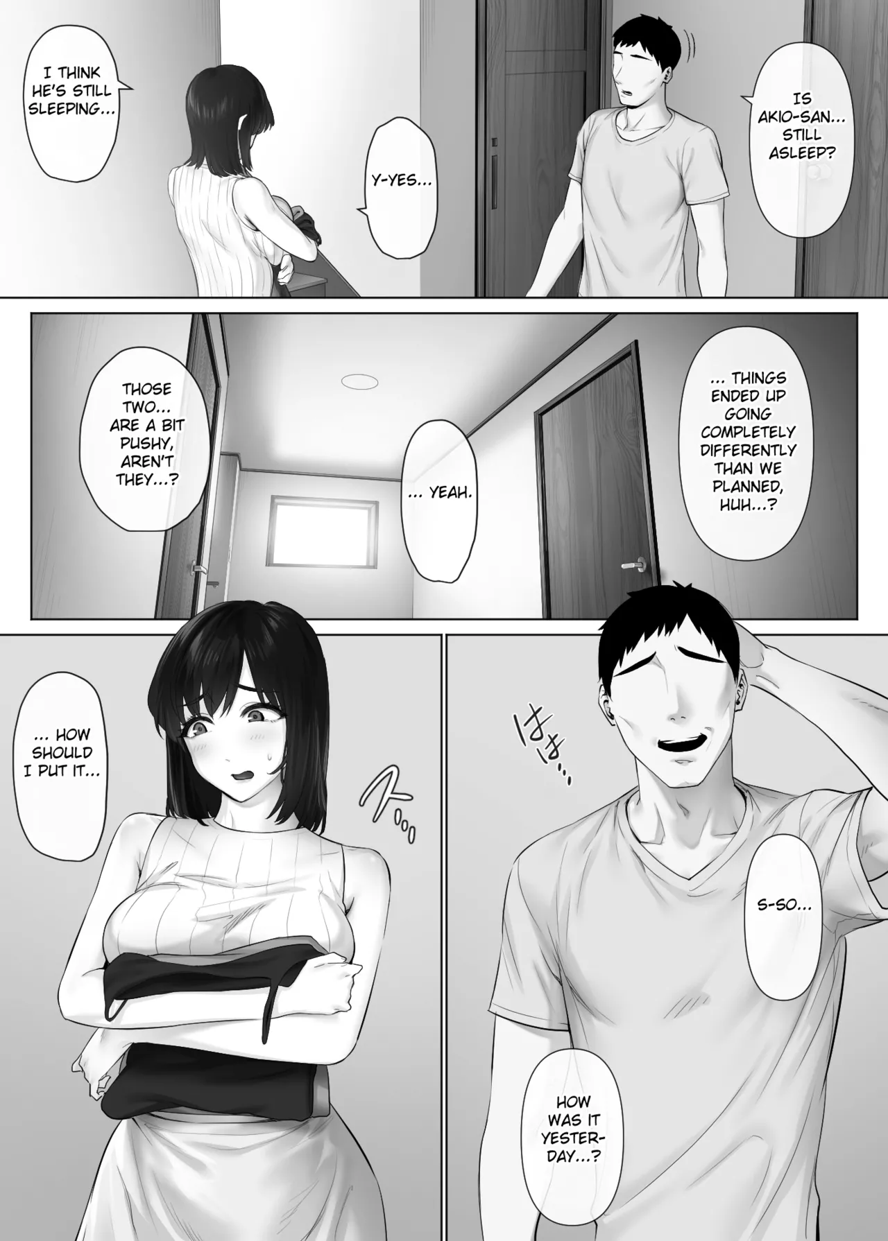 LeveChi na Swapping 3 ~Honrosareru Fuufu Hen~ | Swapping on a Whole New Level 3 ~The Couple At The Mercy Of Others~ page 4 full